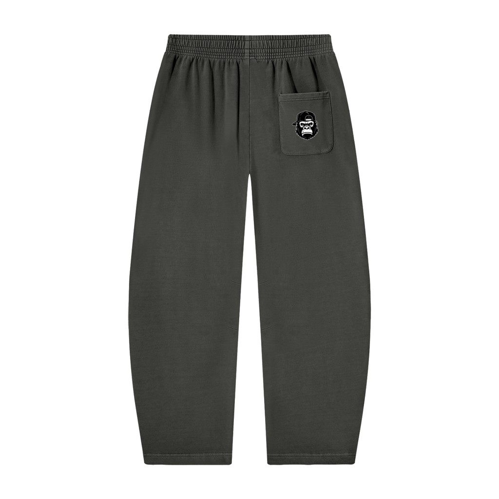 Vintage Washed Barrel Leg Sweatpants