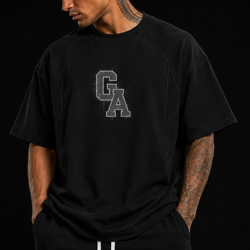 Unisex Oversized Paneled Raglan T-Shirt