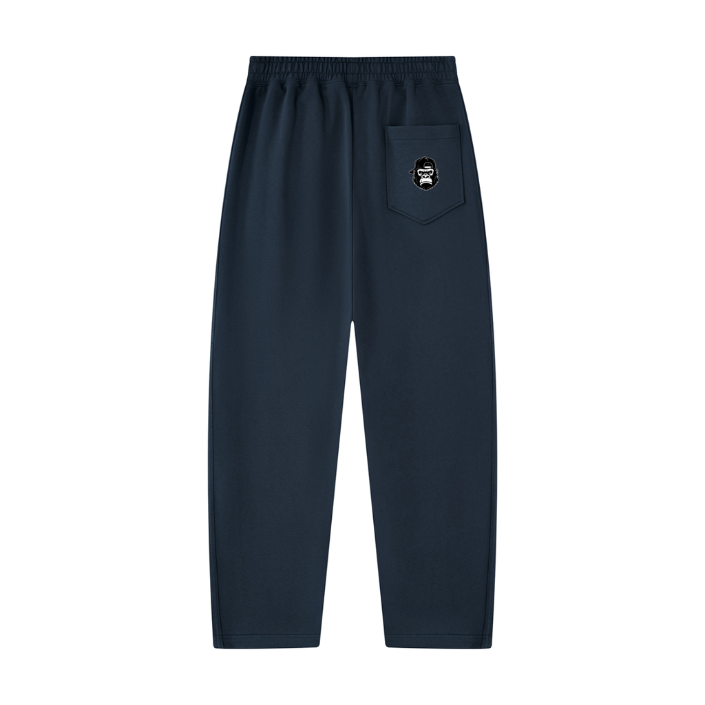 Unisex Tapered Straight Hem Sweatpants