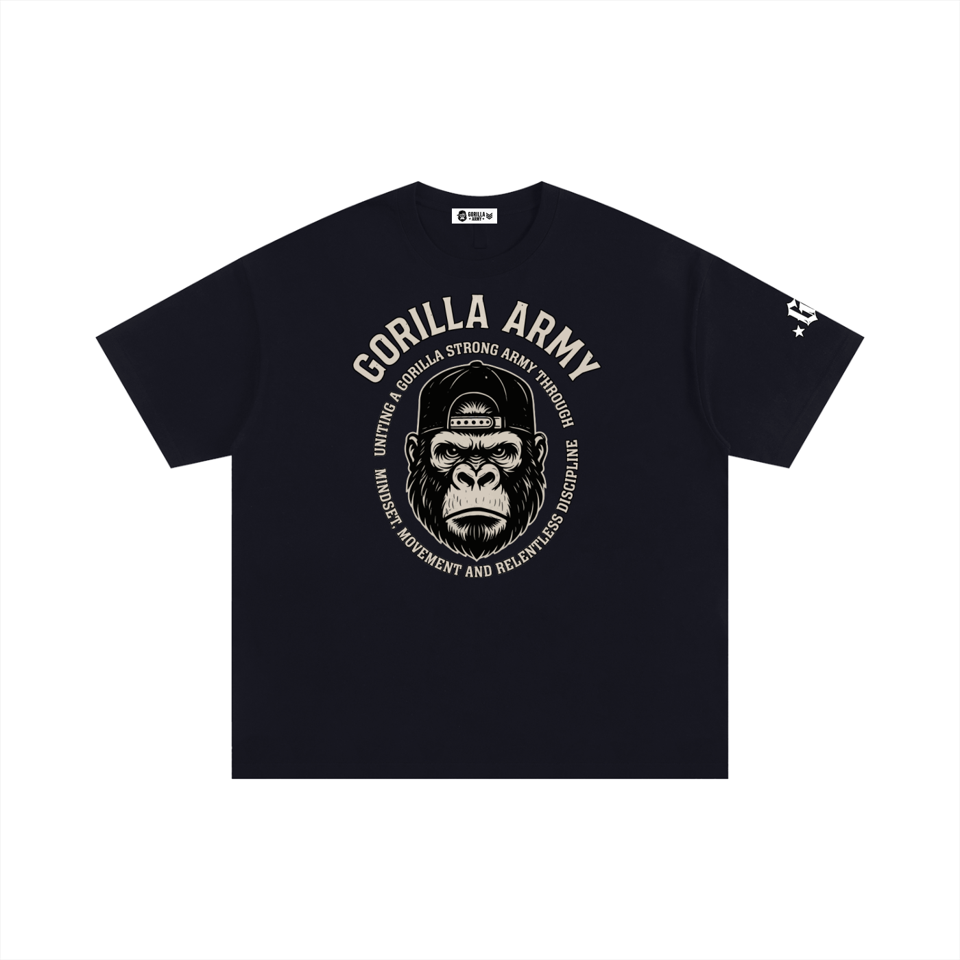 Gorilla Army  Cotton T-Shirt