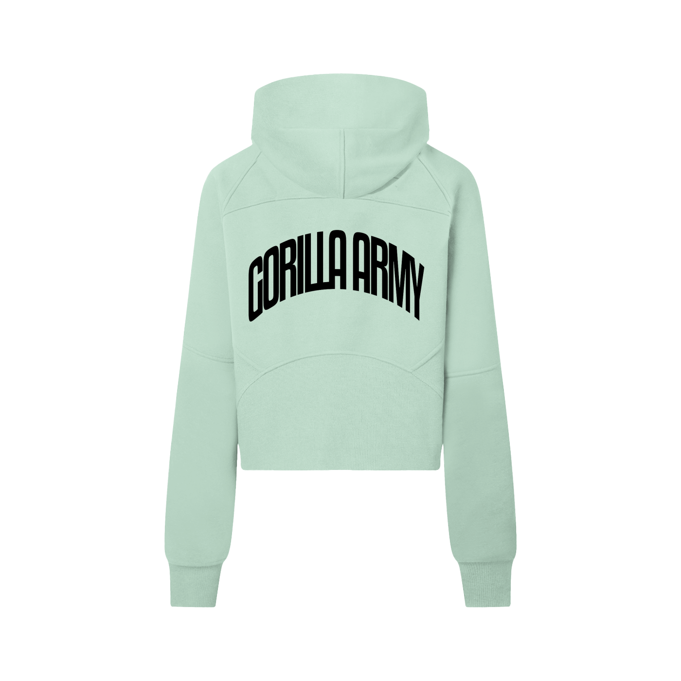 Cropped Half-Zip Hoodie