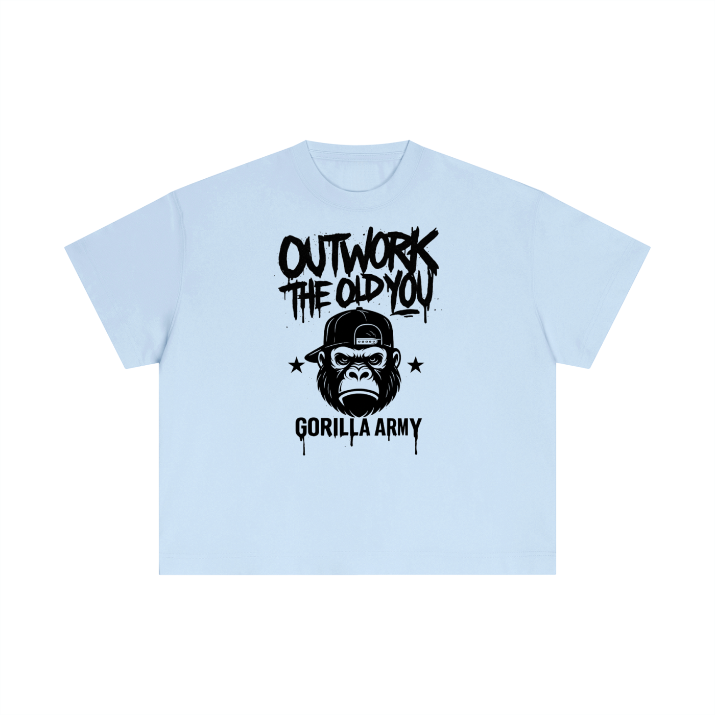 Gorilla Army Street Division Essential Cotton Boxy T-Shirt