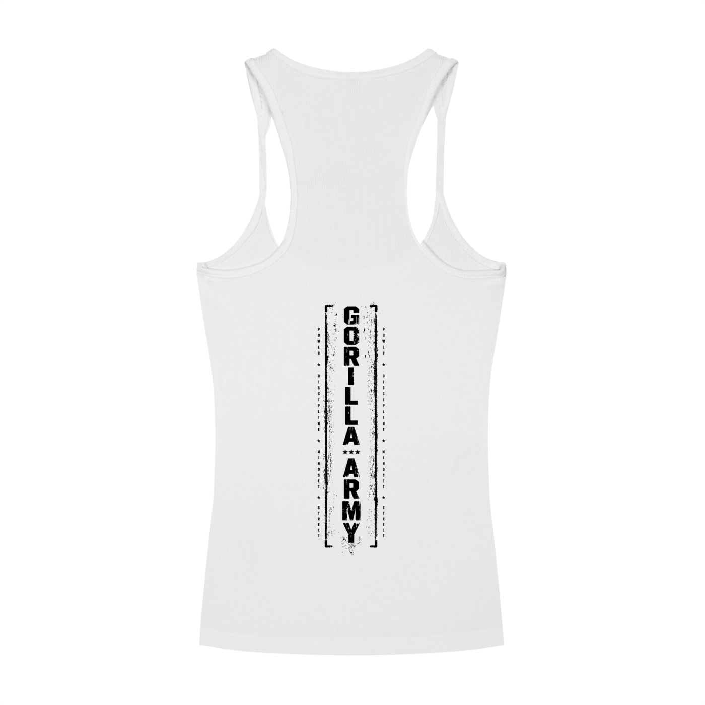 Slim Fit Ribbed Racerback Tank Top