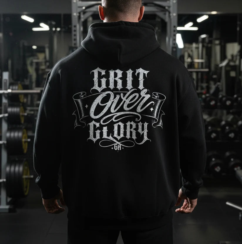 Grit Over Glory Fleeced Hoodie