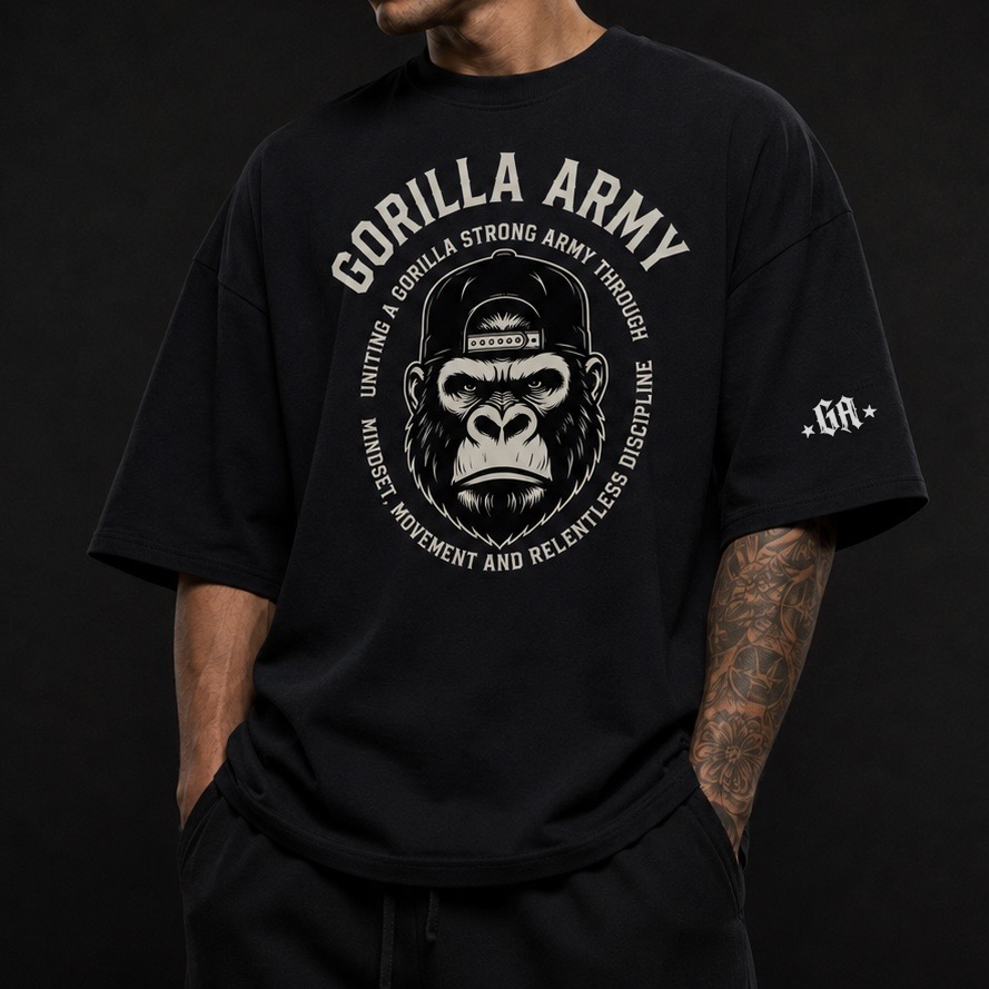 Strong Army Oversized Tee
