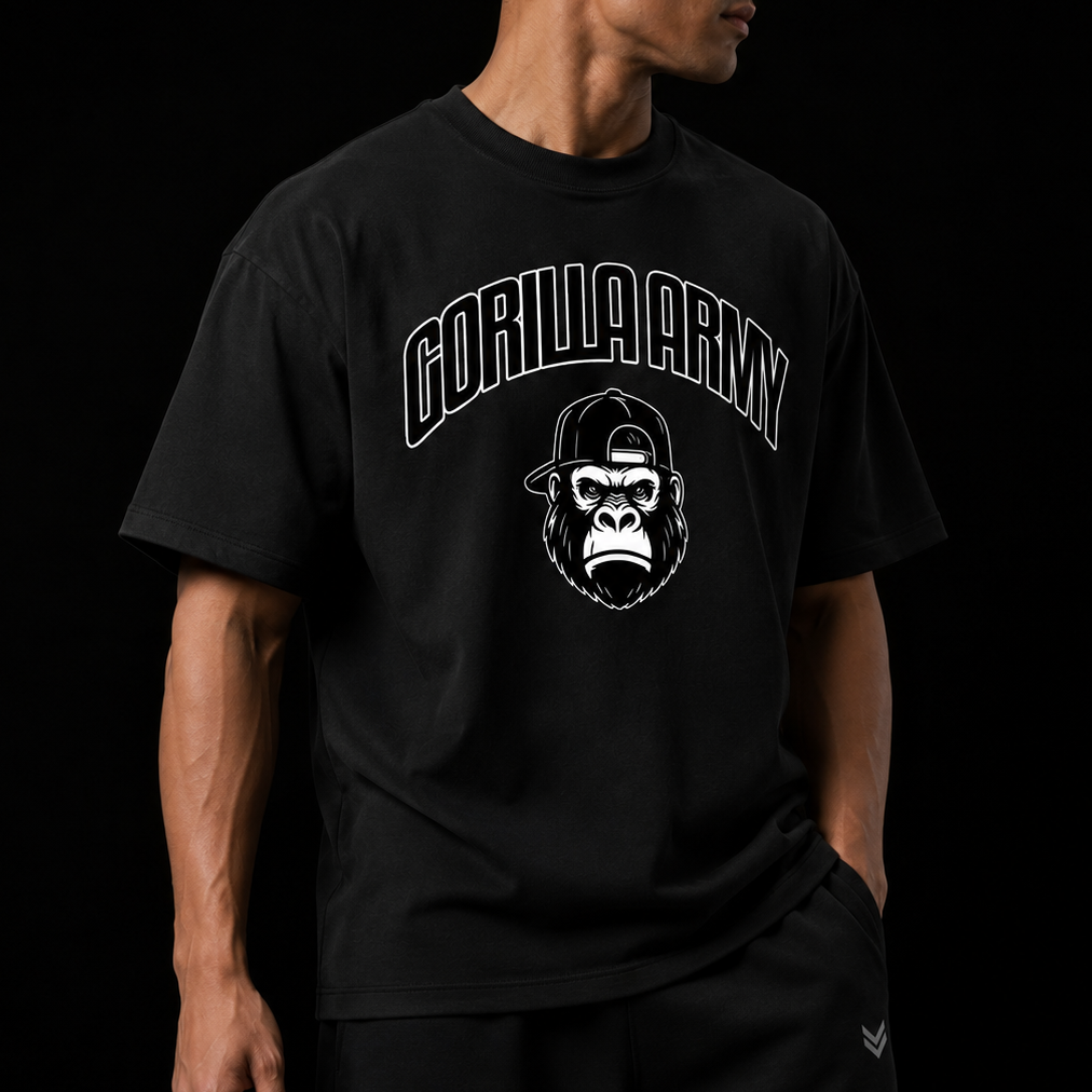 Gorilla Army Crewneck T-Shirt