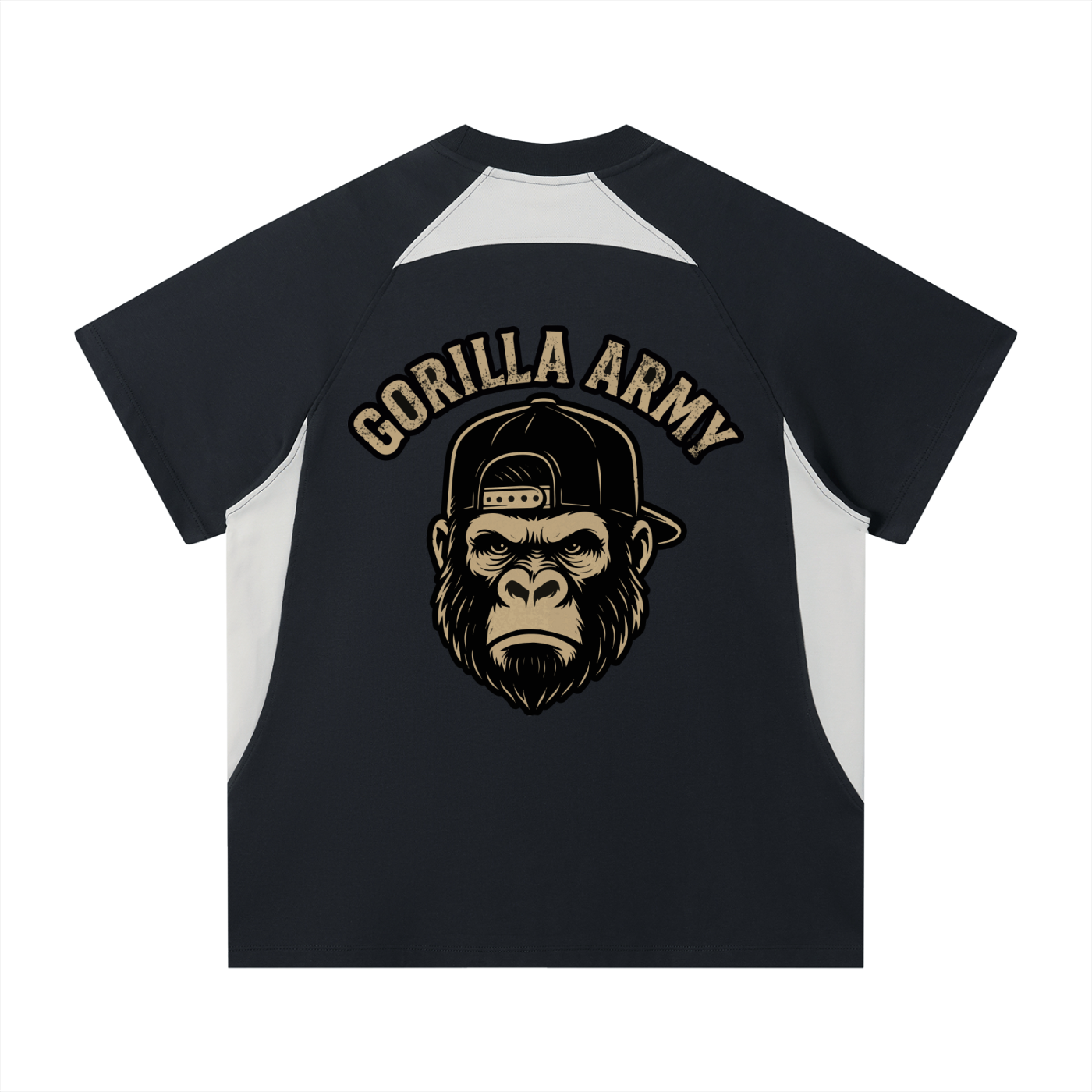 Back Print Gorilla Army Performance T-Shirt