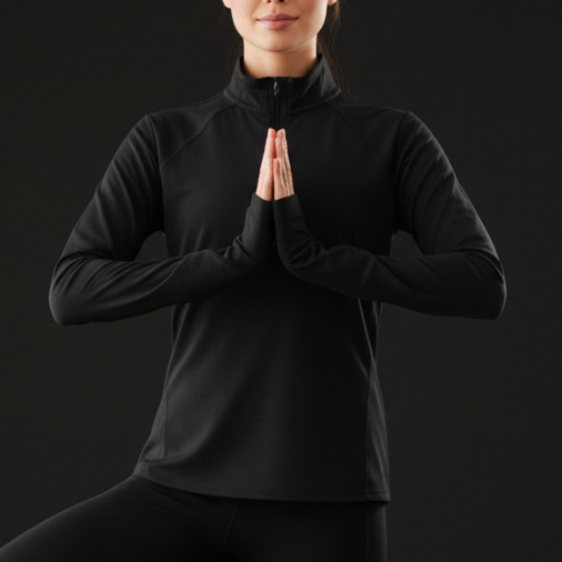 Women's Quarter-Zip Yoga Pullover