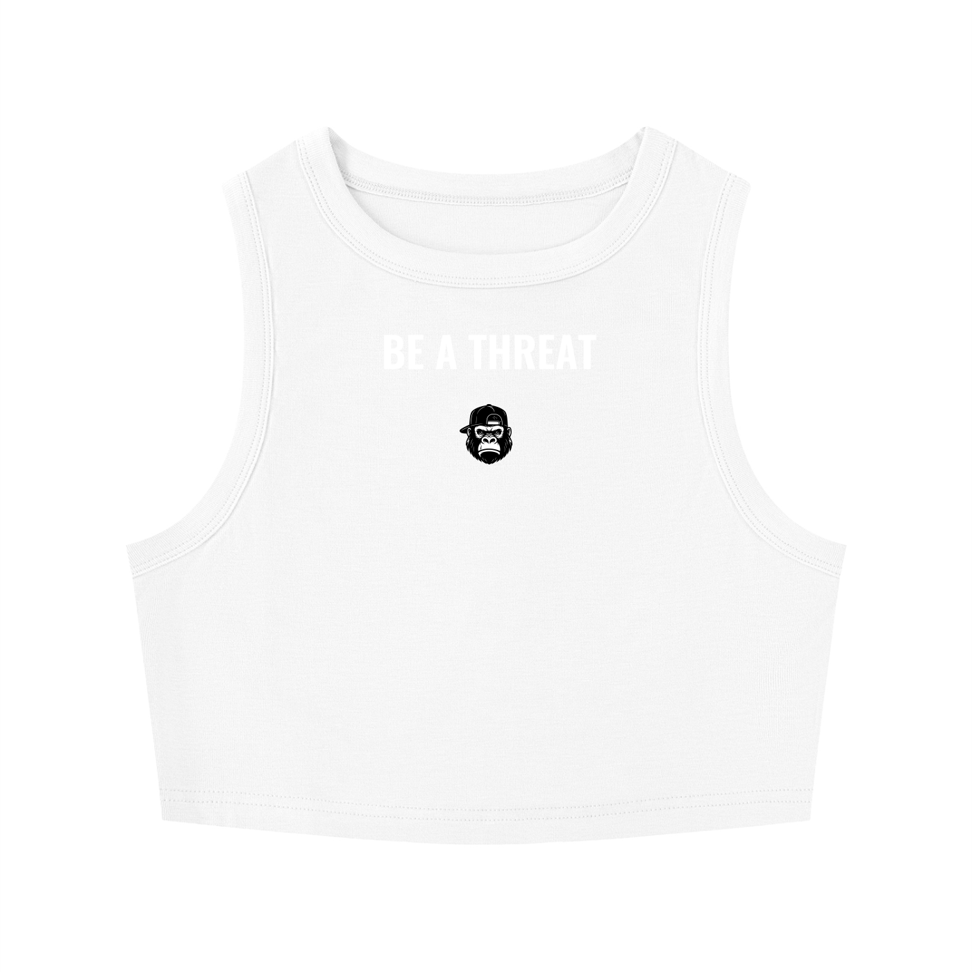 Women's Tight Crewneck Crop Tank Top