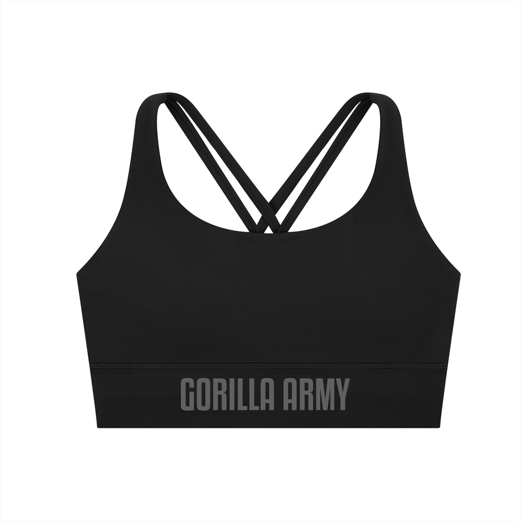 Gorilla Army Strappy Criss-Cross Sports Bra