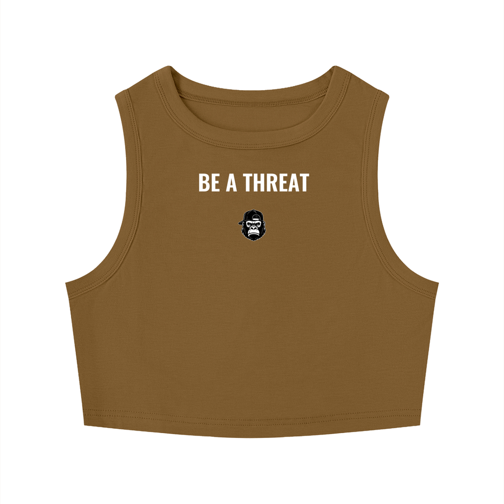 Women's Tight Crewneck Crop Tank Top