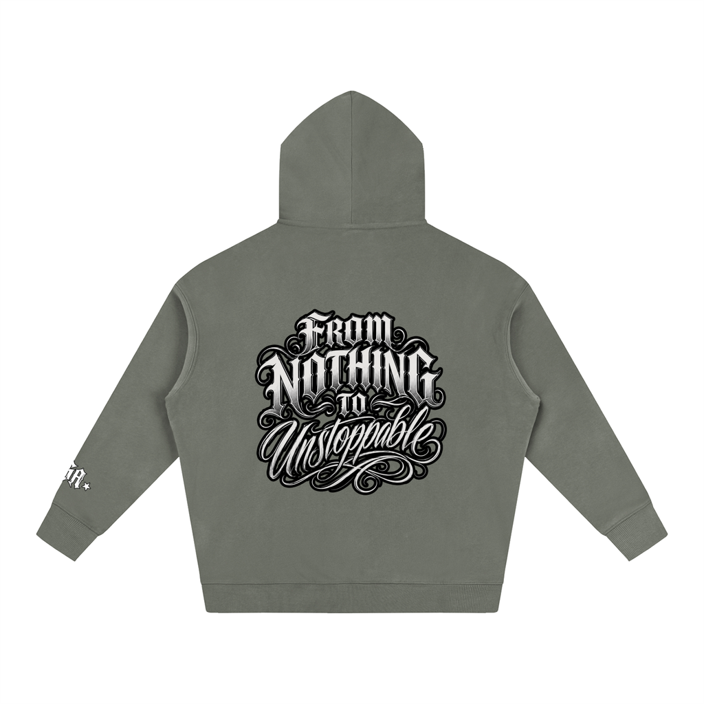 Hustle Oversize Fleeced Hoodie