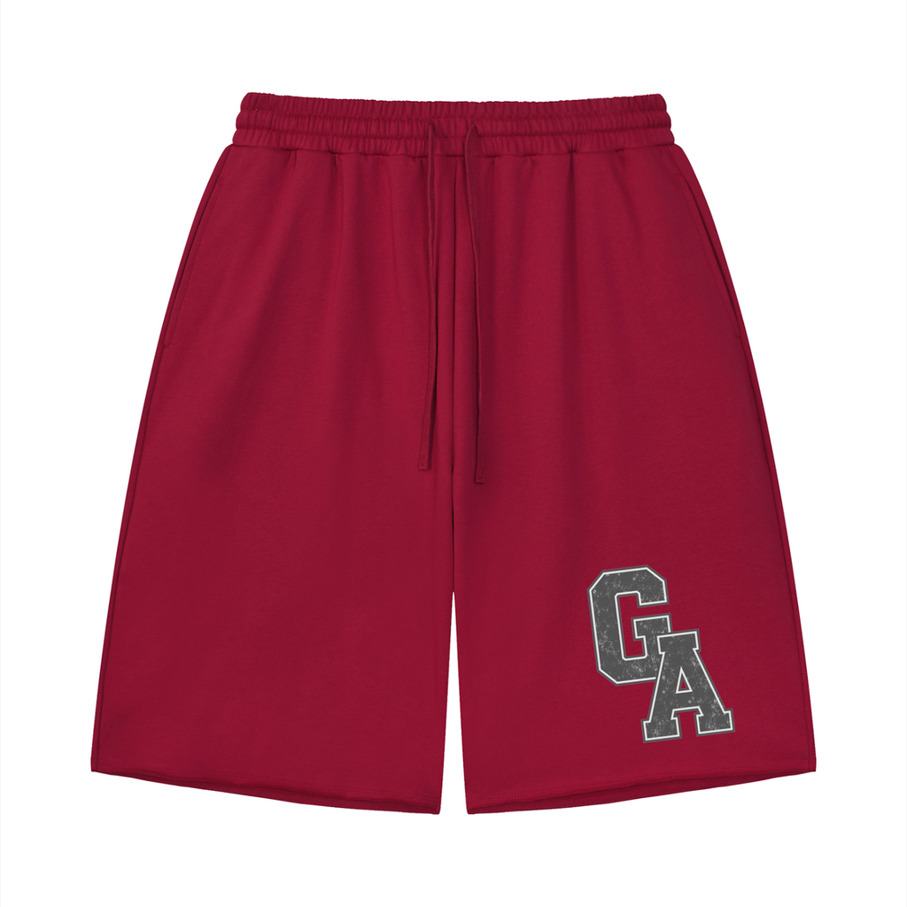 Unisex Loose Raw Edge Shorts