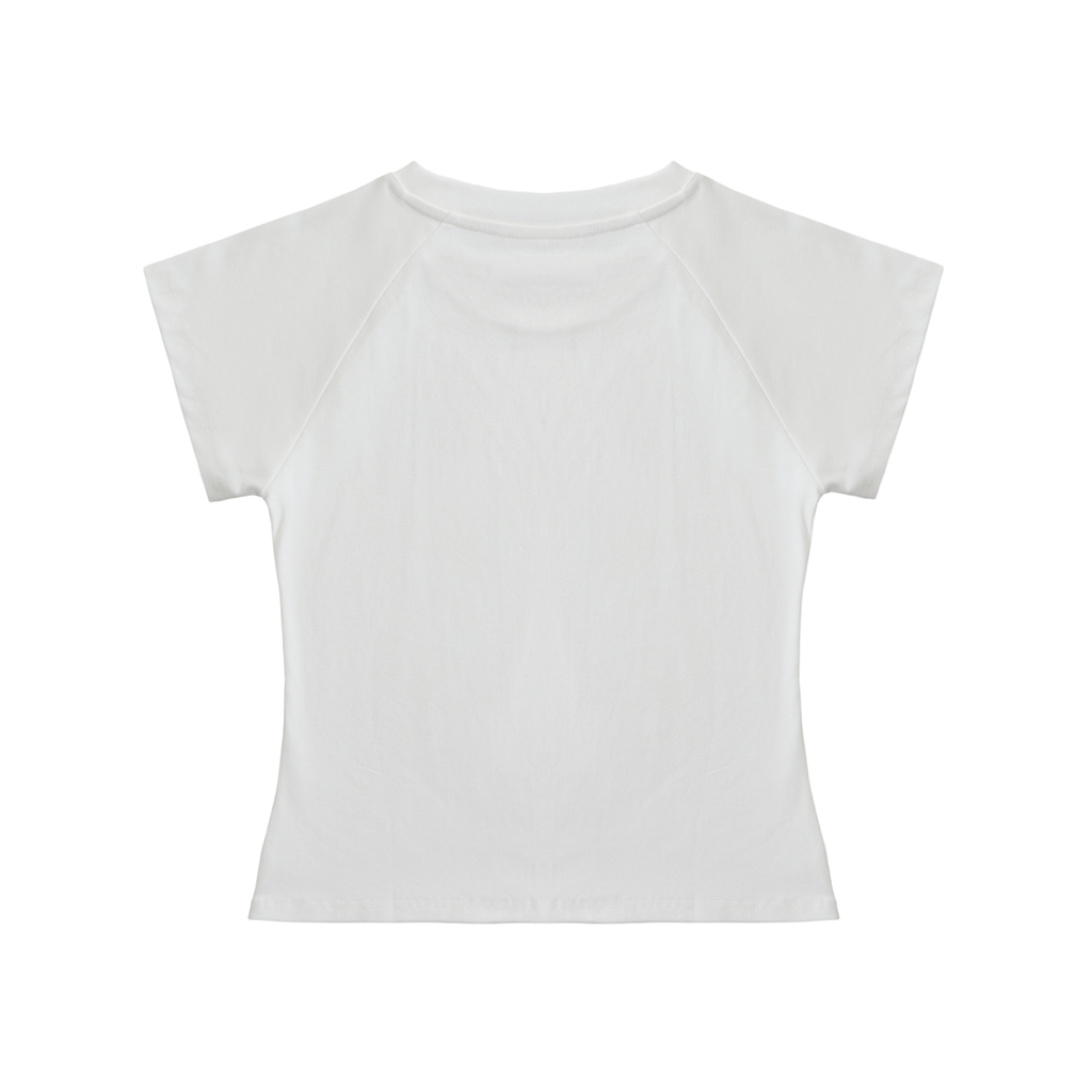 Built Different Raglan Sleeve Crop Top