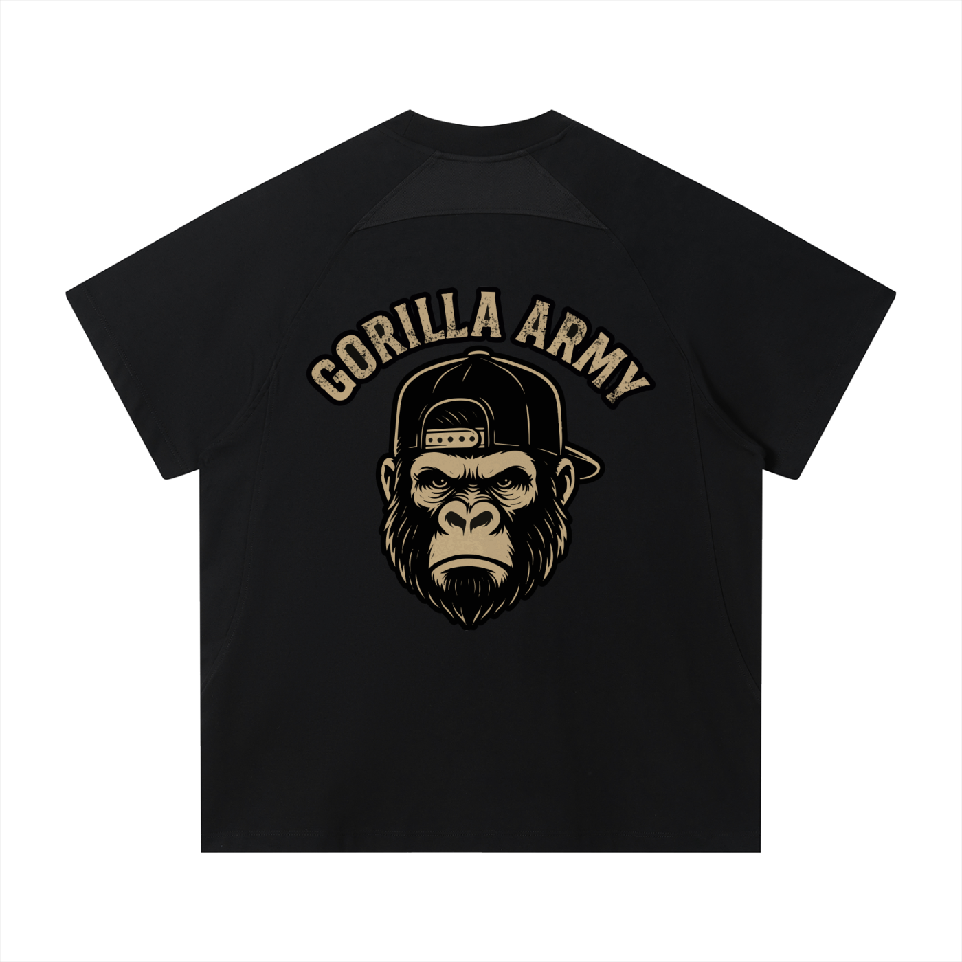 Back Print Gorilla Army Performance T-Shirt