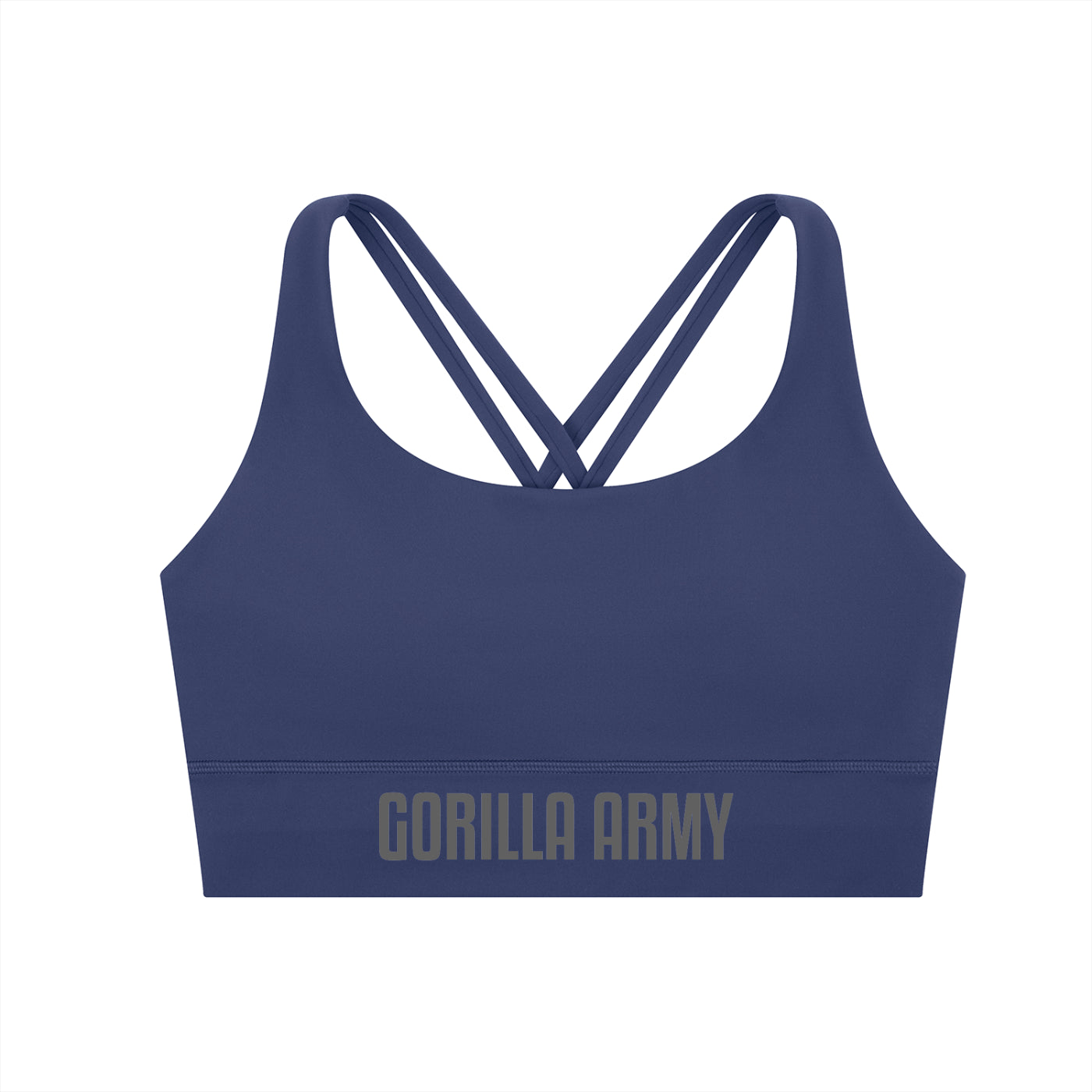 Gorilla Army Strappy Criss-Cross Sports Bra