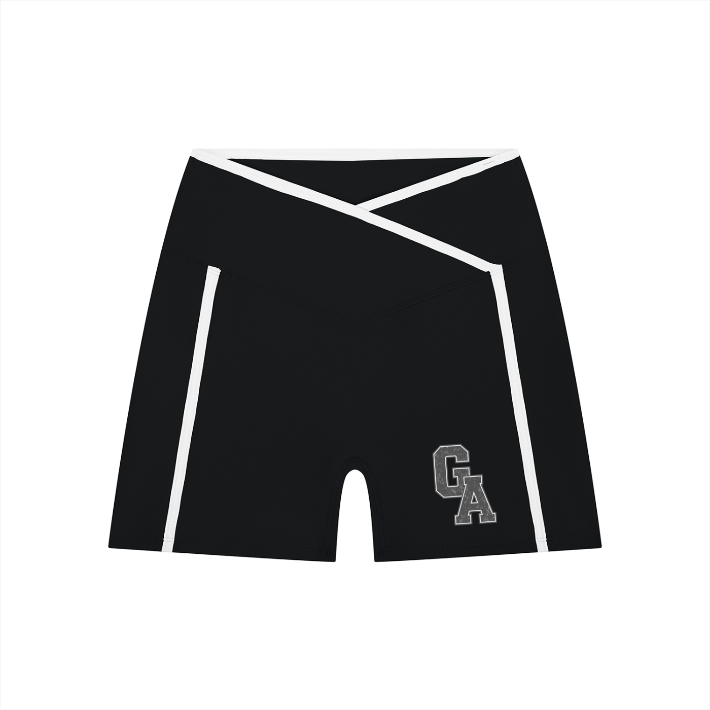 Women’s High Rise Color Block Yoga Shorts