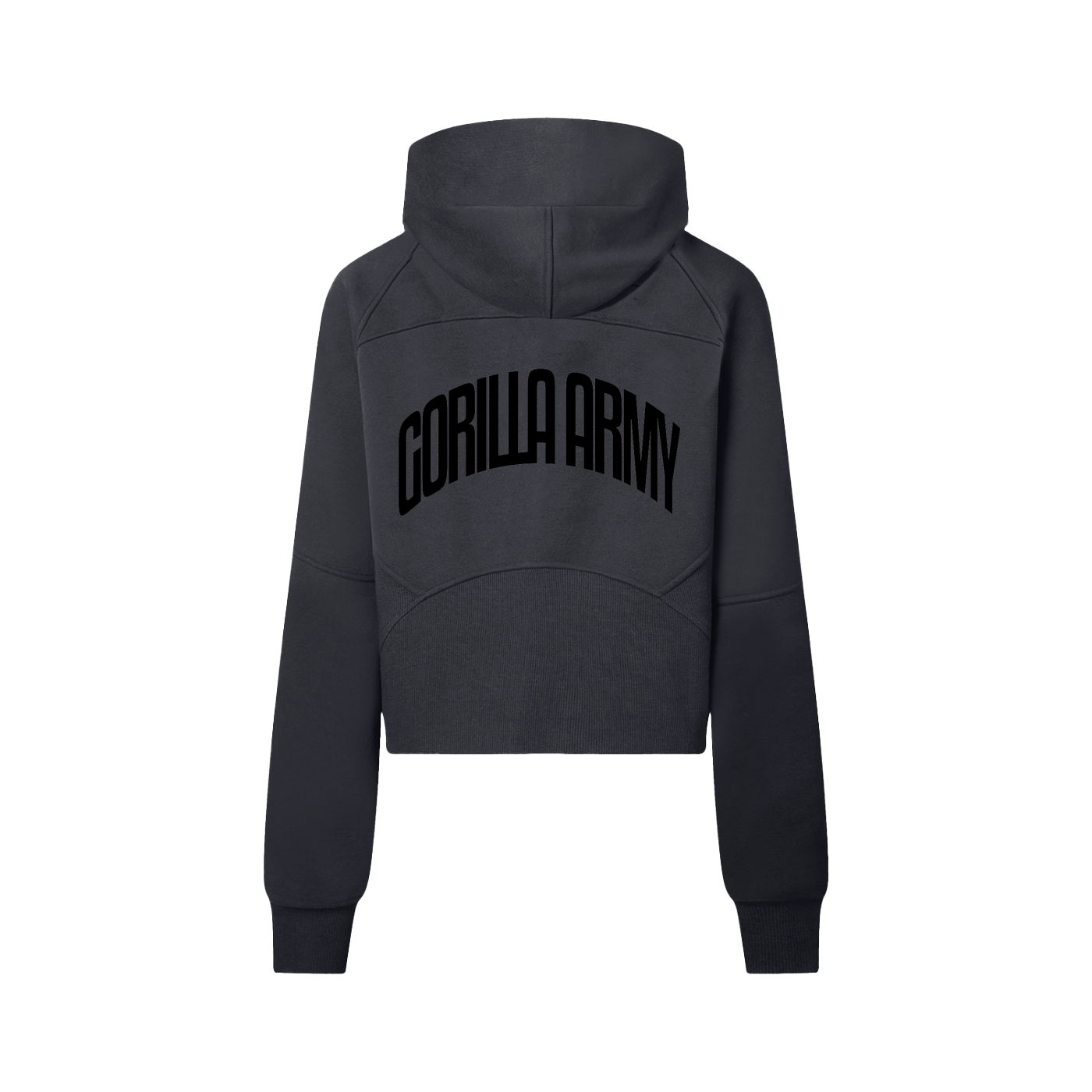 Cropped Half-Zip Hoodie