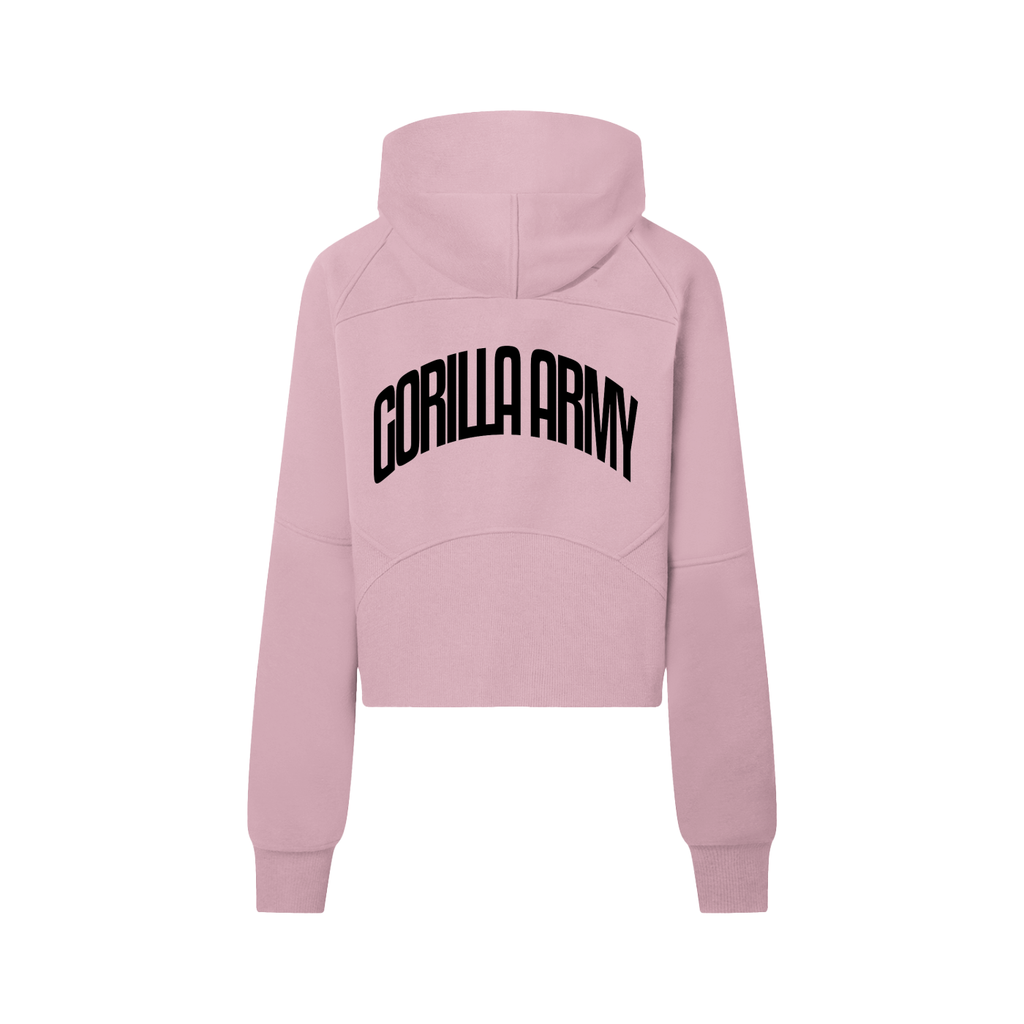 Cropped Half-Zip Hoodie
