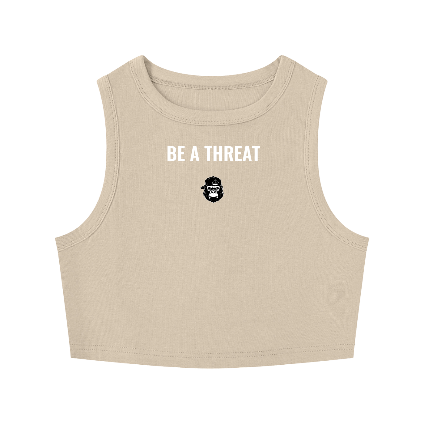 Women's Tight Crewneck Crop Tank Top