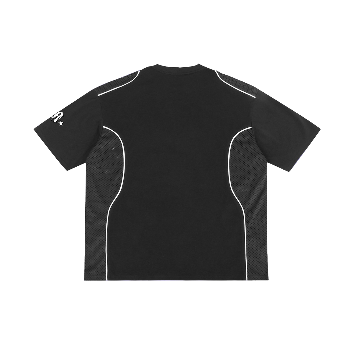 Contrast Piped Panel T-Shirt