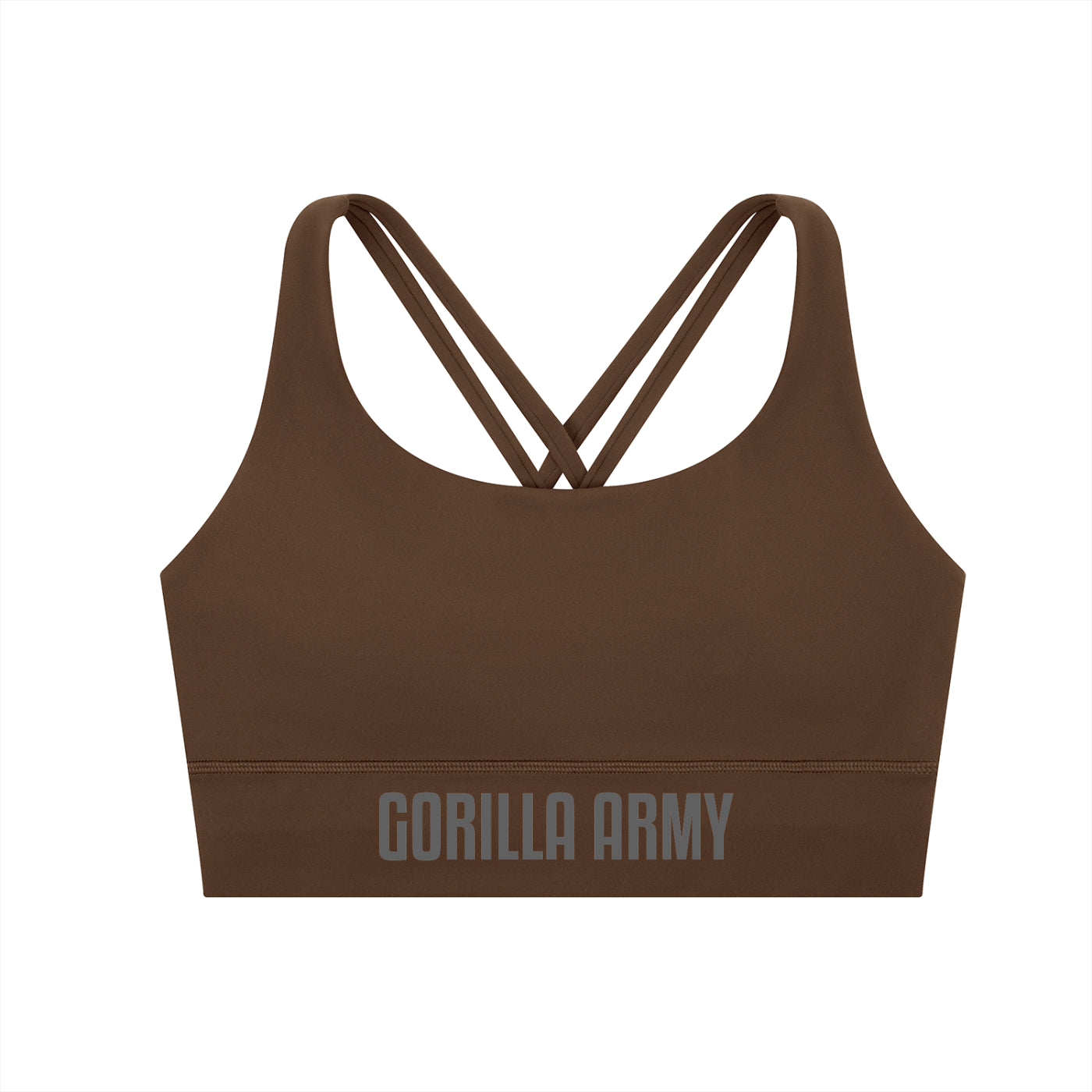 Gorilla Army Strappy Criss-Cross Sports Bra