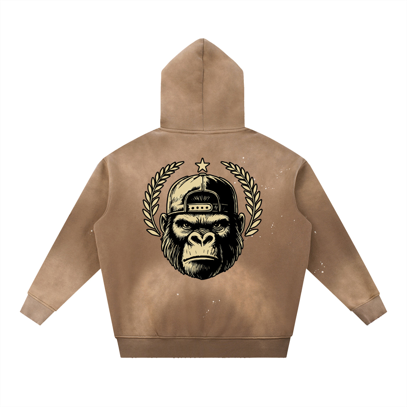 Loyalty Vintage Washed Frayed Fleece Hoodie