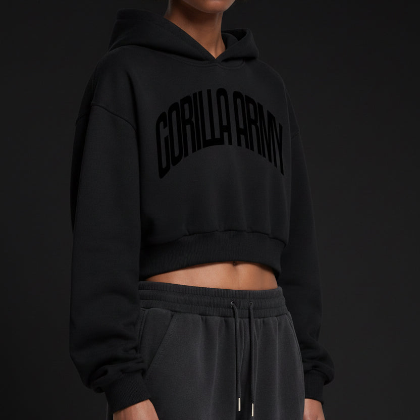 Essential Cropped Hoodie