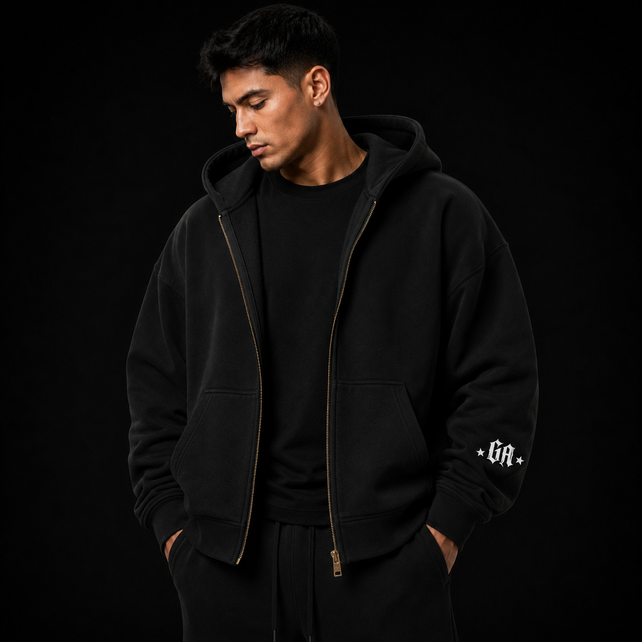 Essential Oversized Fleece Boxy Hoodie