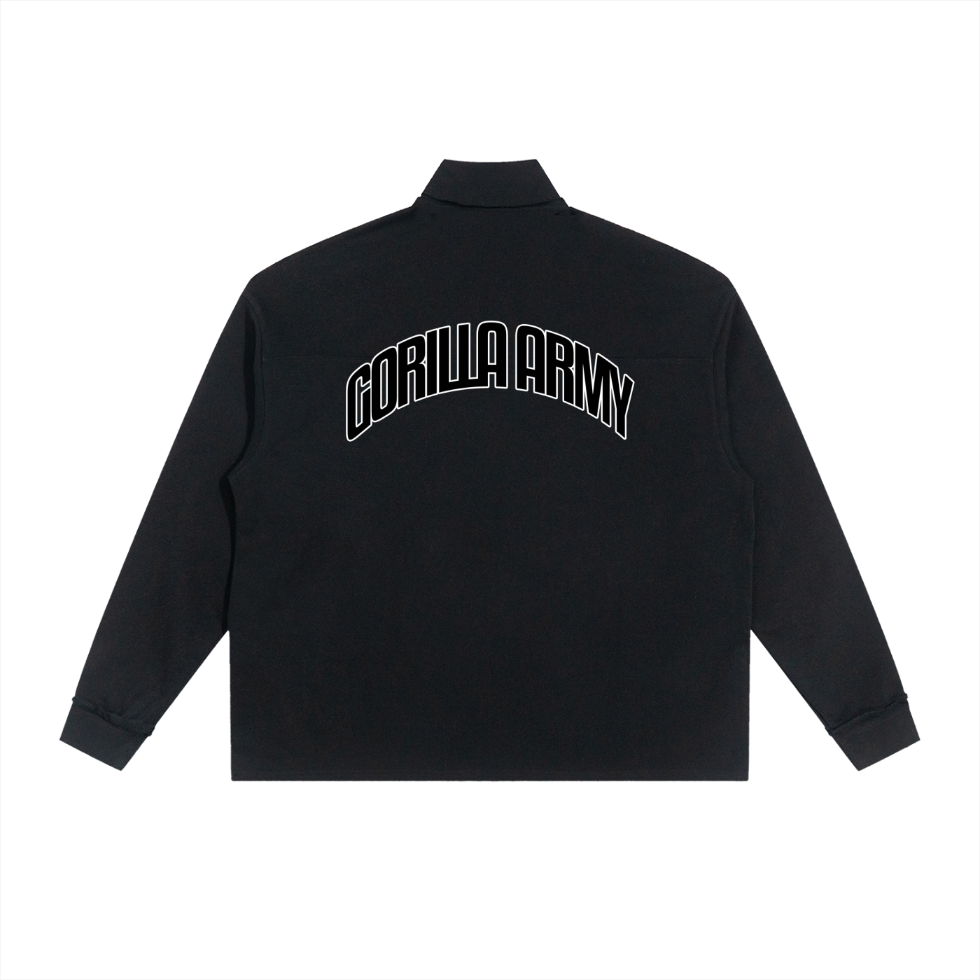 Half-Zip Rolled Edge Fleece Sweatshirt