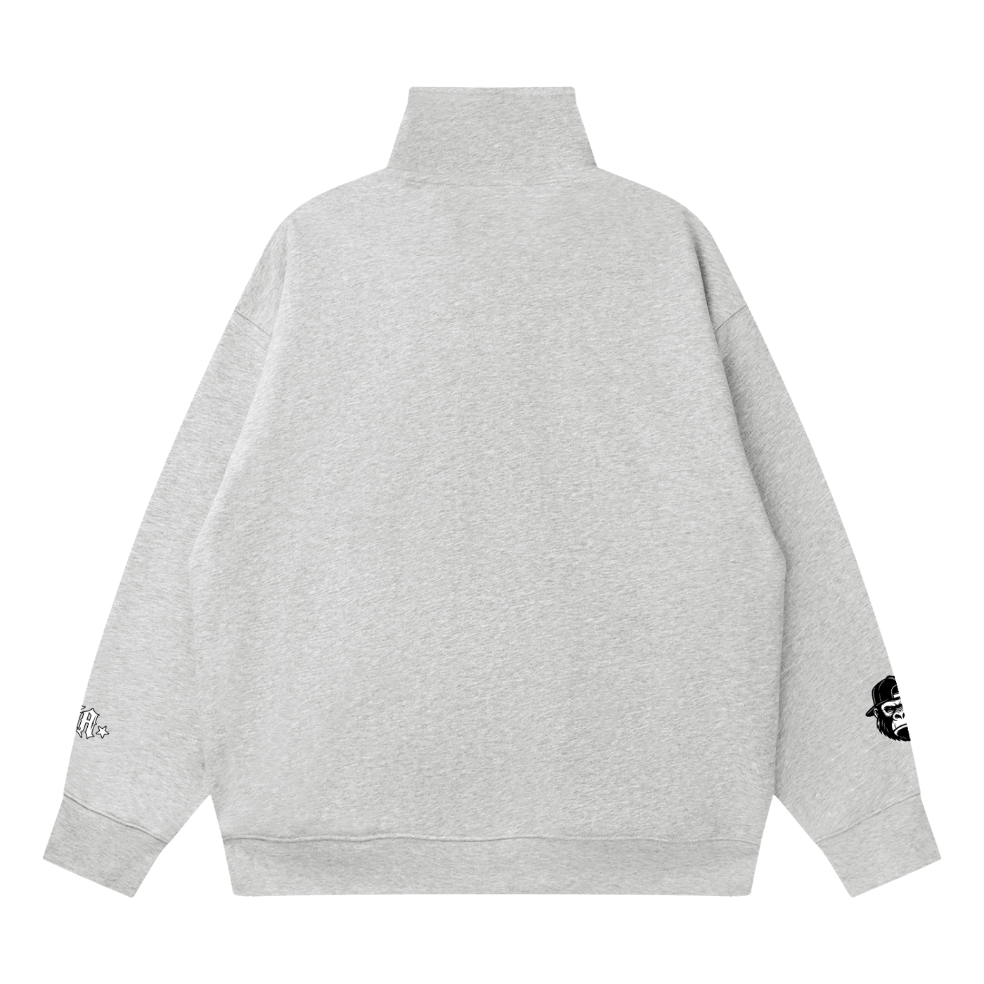 Quarter-Zip Drop Shoulder Sweatshirt
