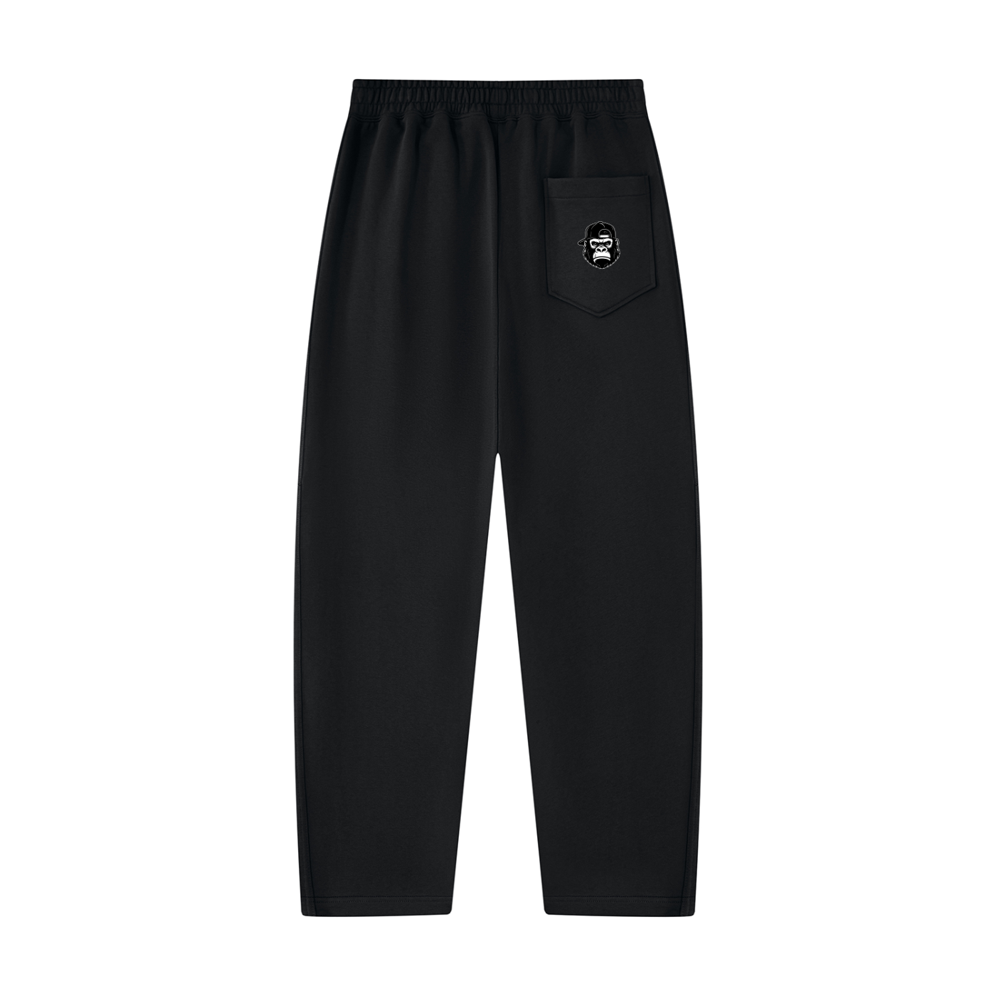 Unisex Tapered Straight Hem Sweatpants