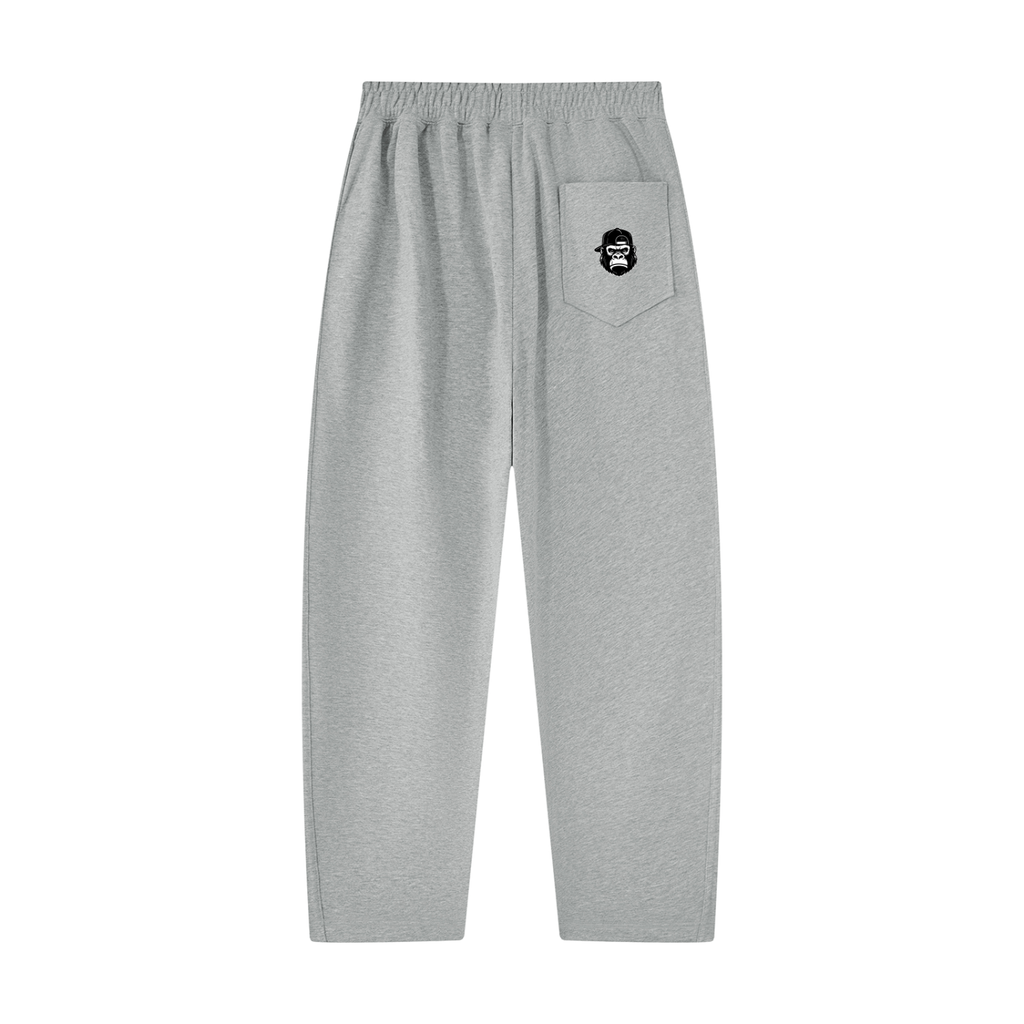 Unisex Tapered Straight Hem Sweatpants