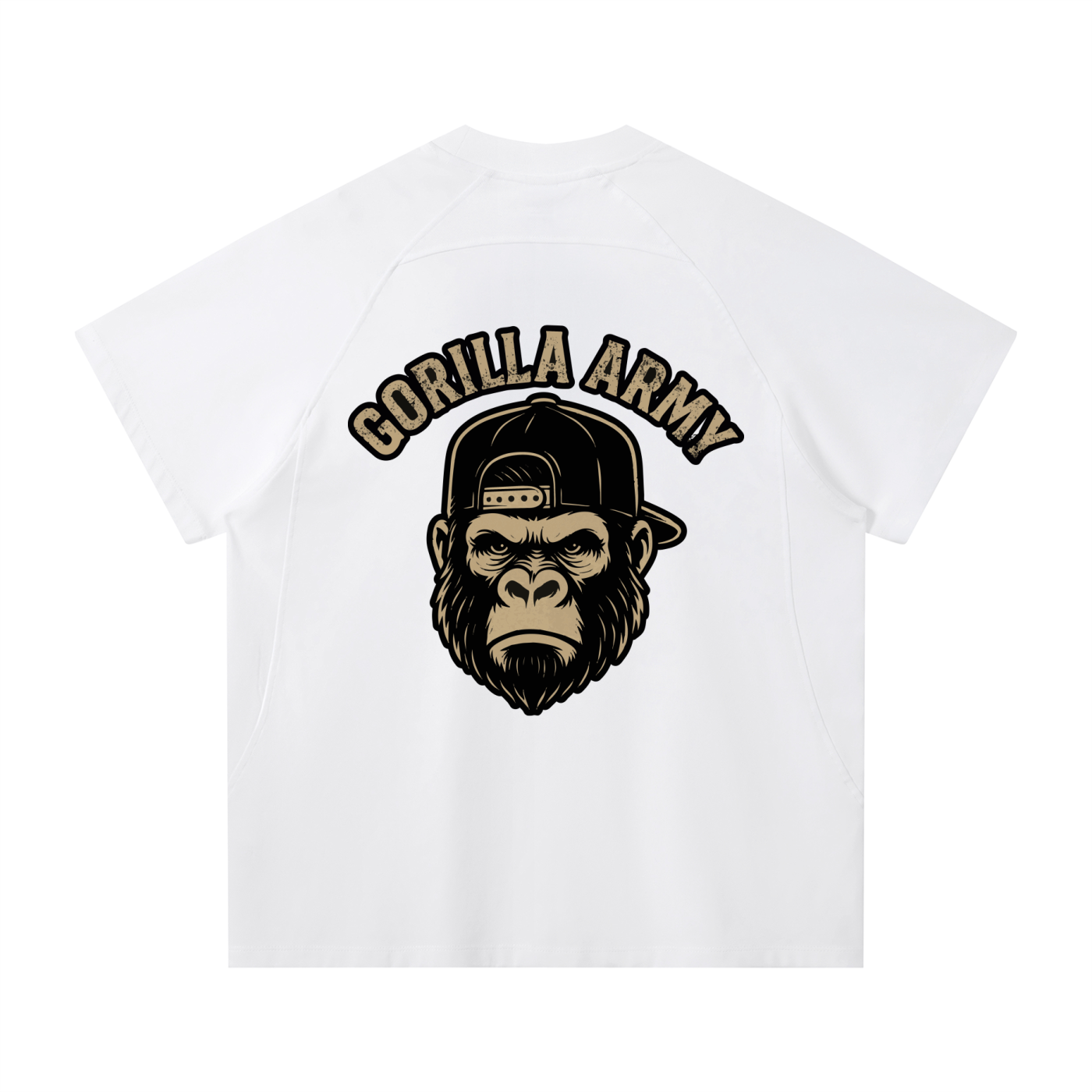 Back Print Gorilla Army Performance T-Shirt