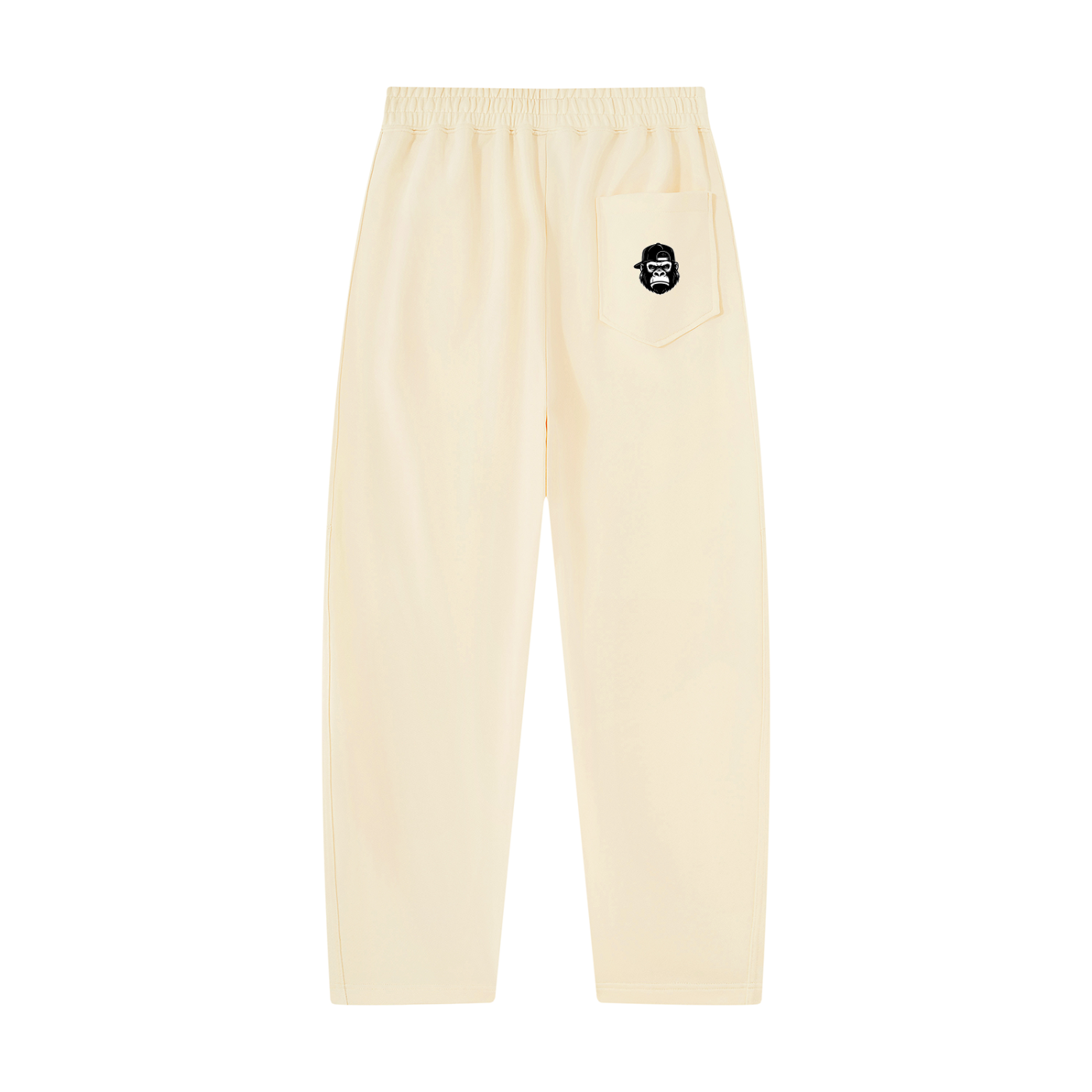 Unisex Tapered Straight Hem Sweatpants
