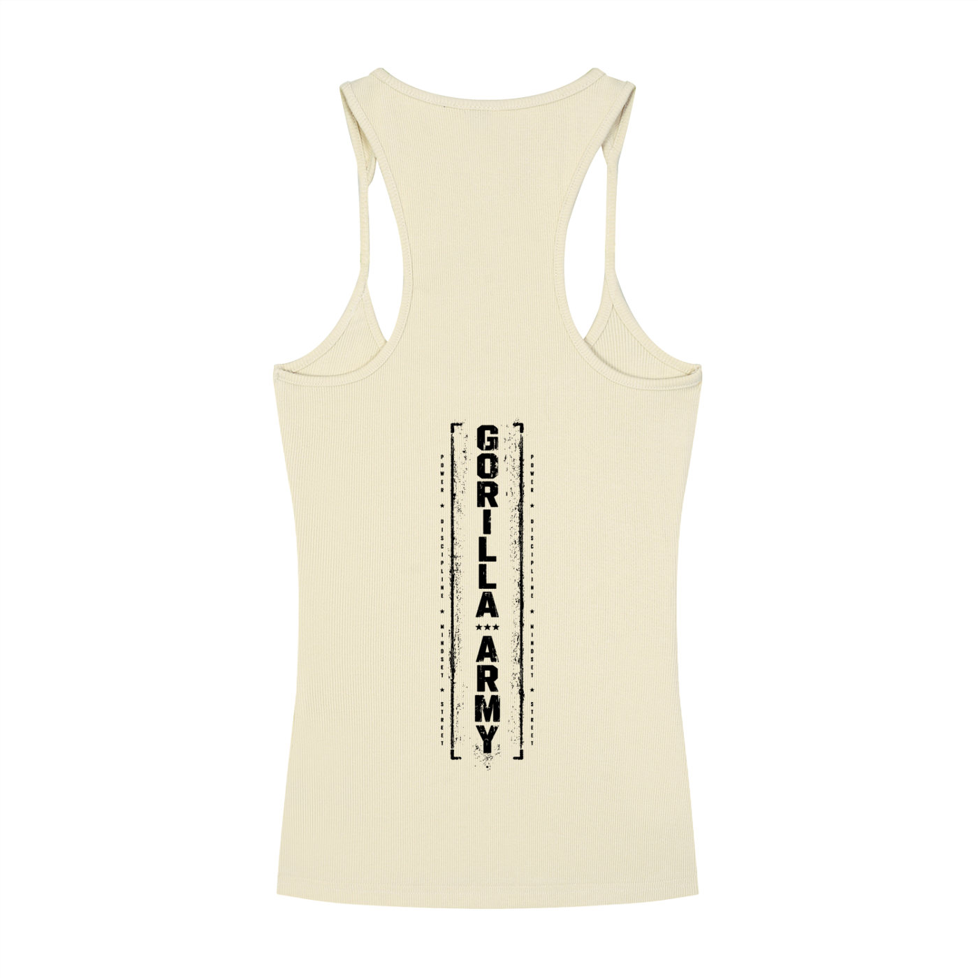 Slim Fit Ribbed Racerback Tank Top