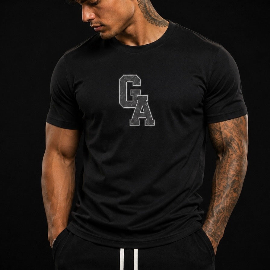 GA Men's Quick Dry Drop Shoulder T-Shirt
