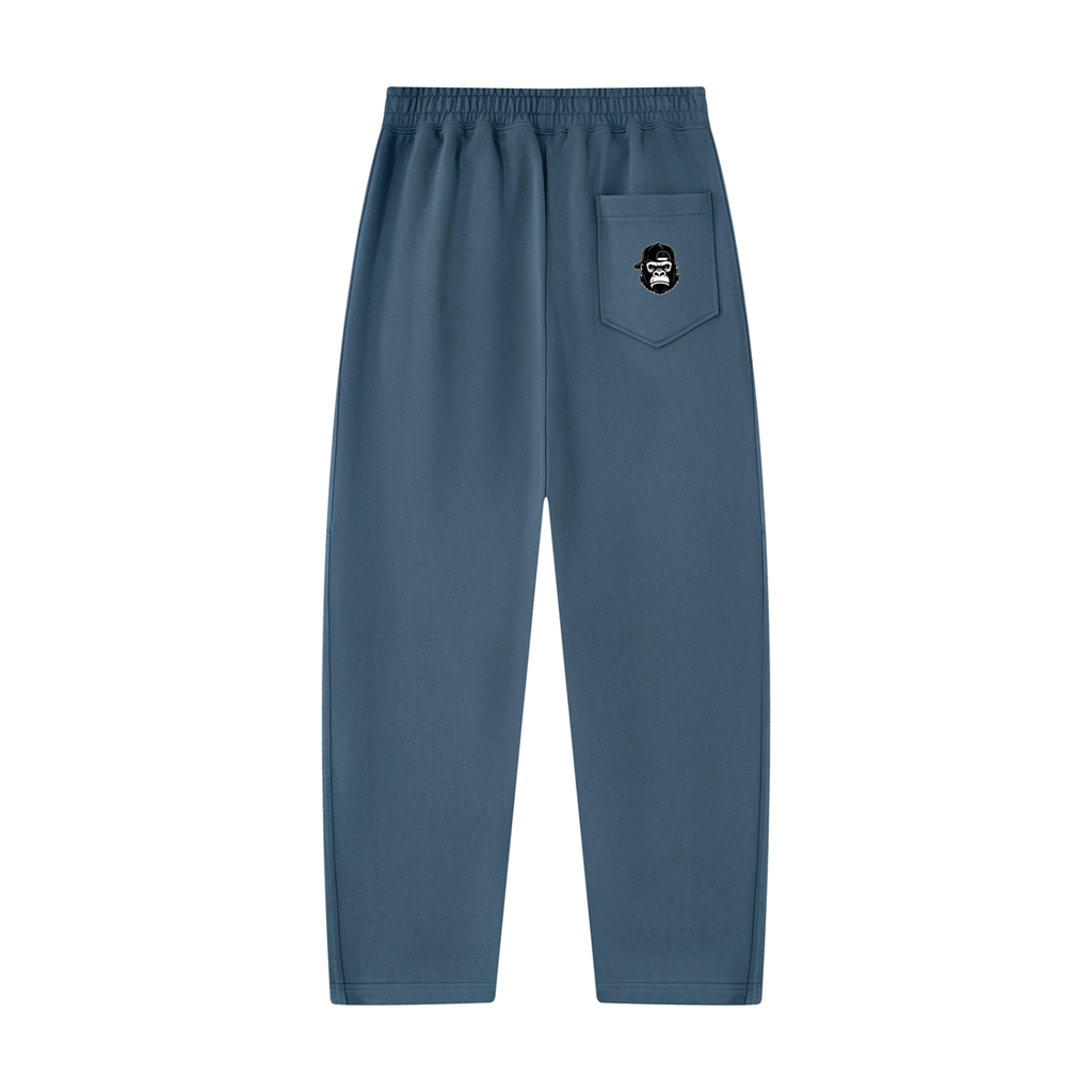 Unisex Tapered Straight Hem Sweatpants