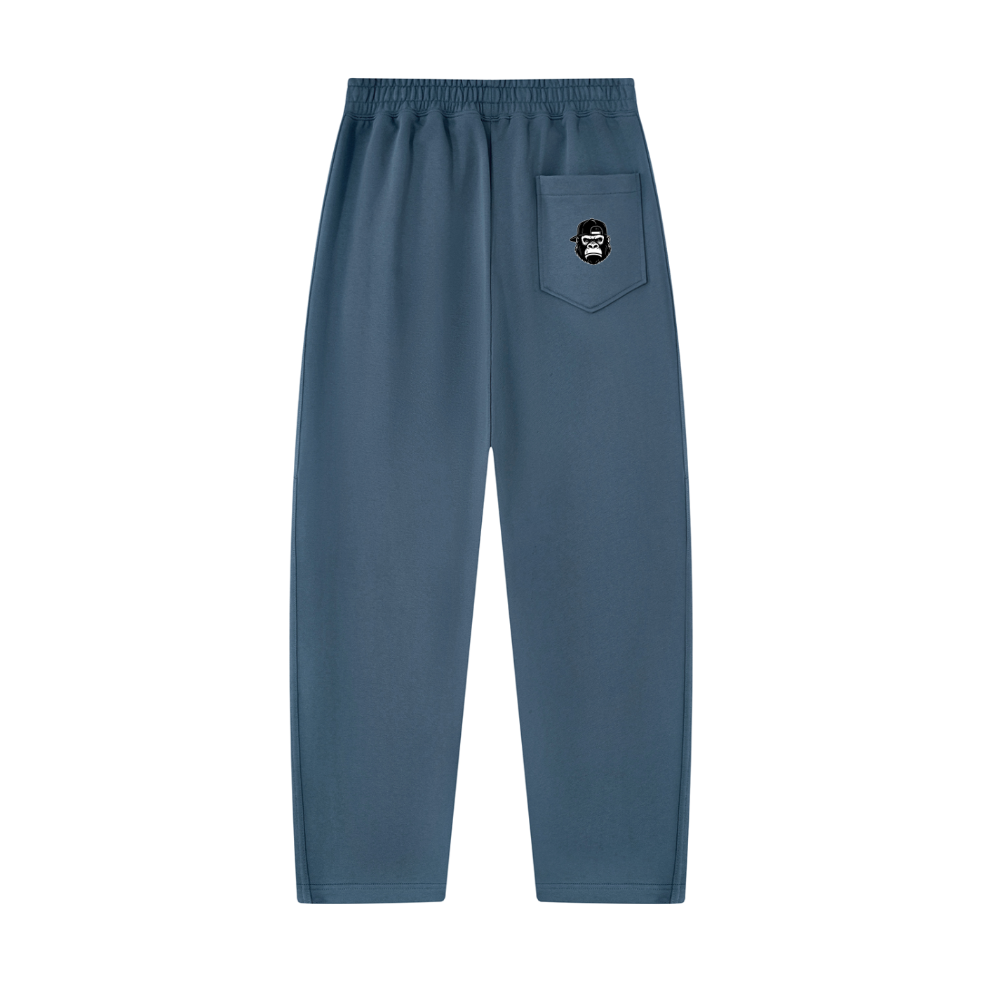 Unisex Tapered Straight Hem Sweatpants
