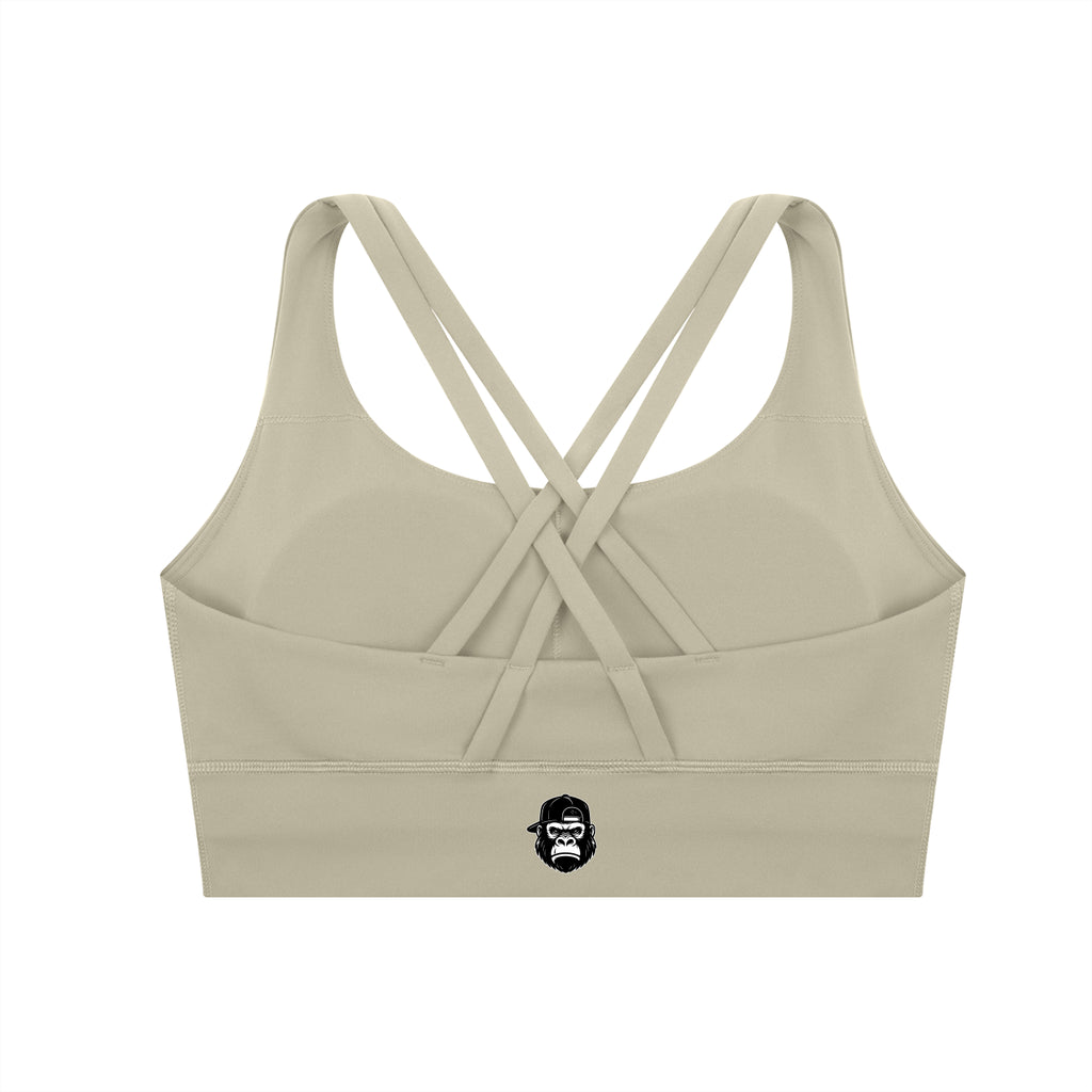 Gorilla Army Strappy Criss-Cross Sports Bra