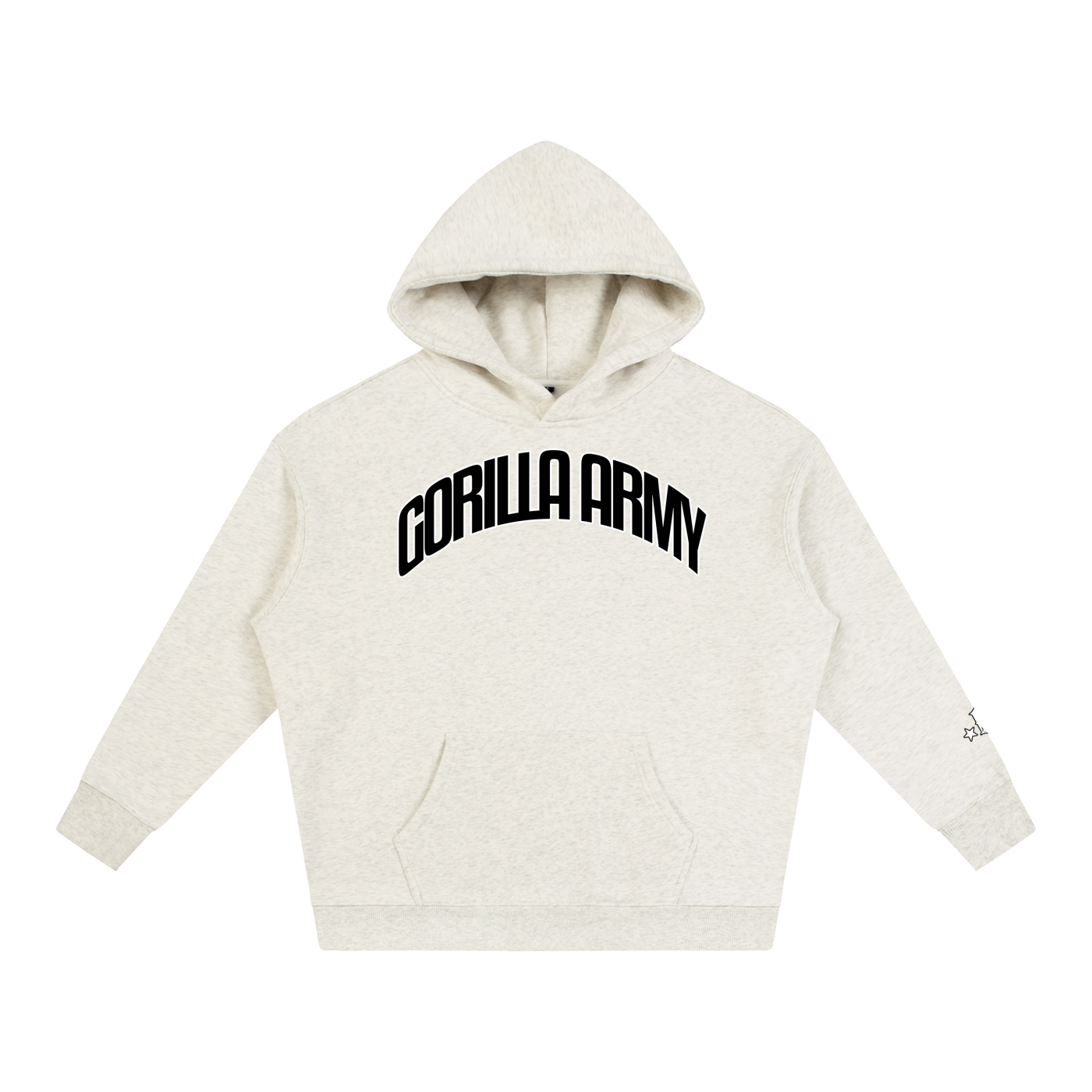 Hustle Oversize Fleeced Hoodie