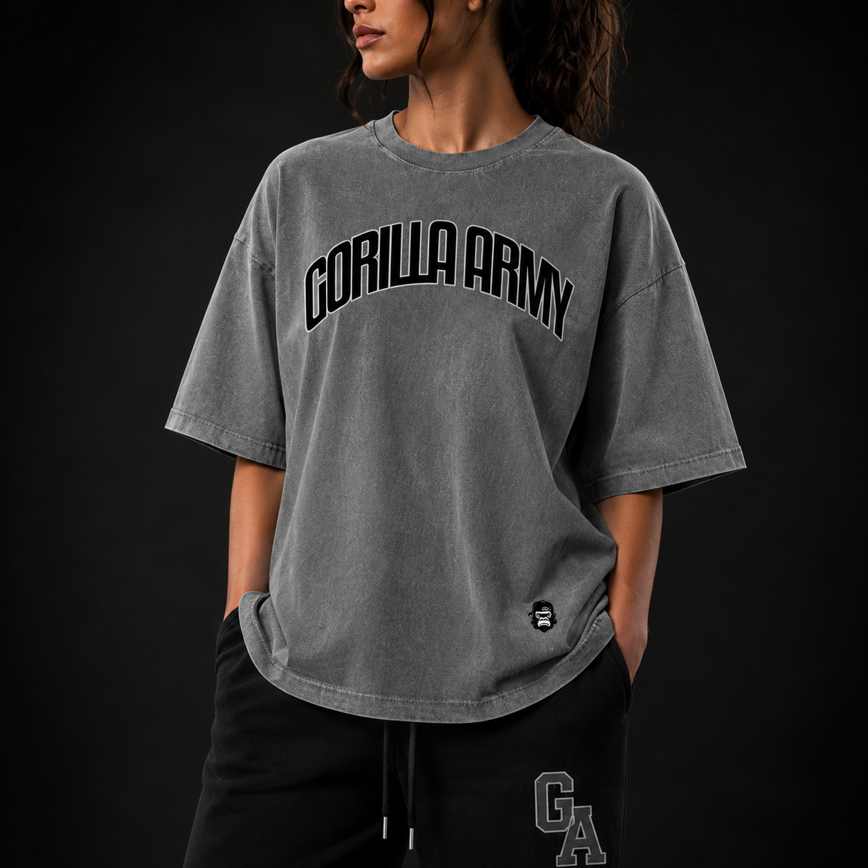 Vintage Washed Oversized Cotton T-Shirt