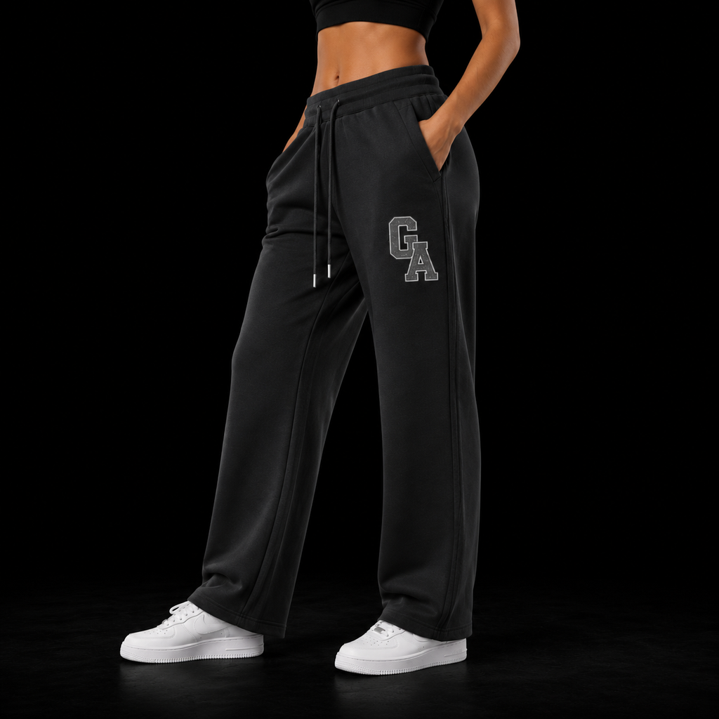 Essential Drawstring Straight-Leg Sweatpants