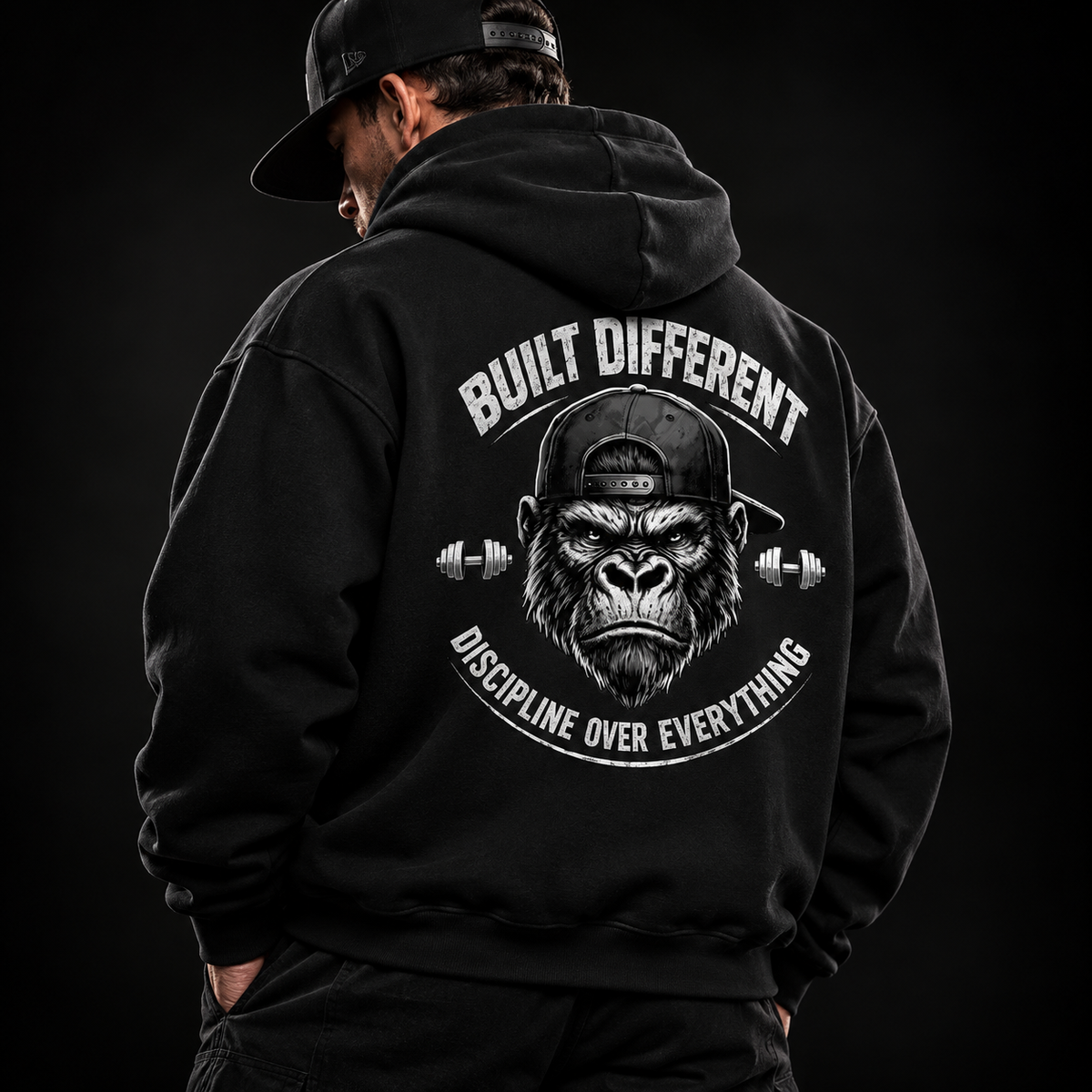 Built Different Fleece Zip-Through Hoodie