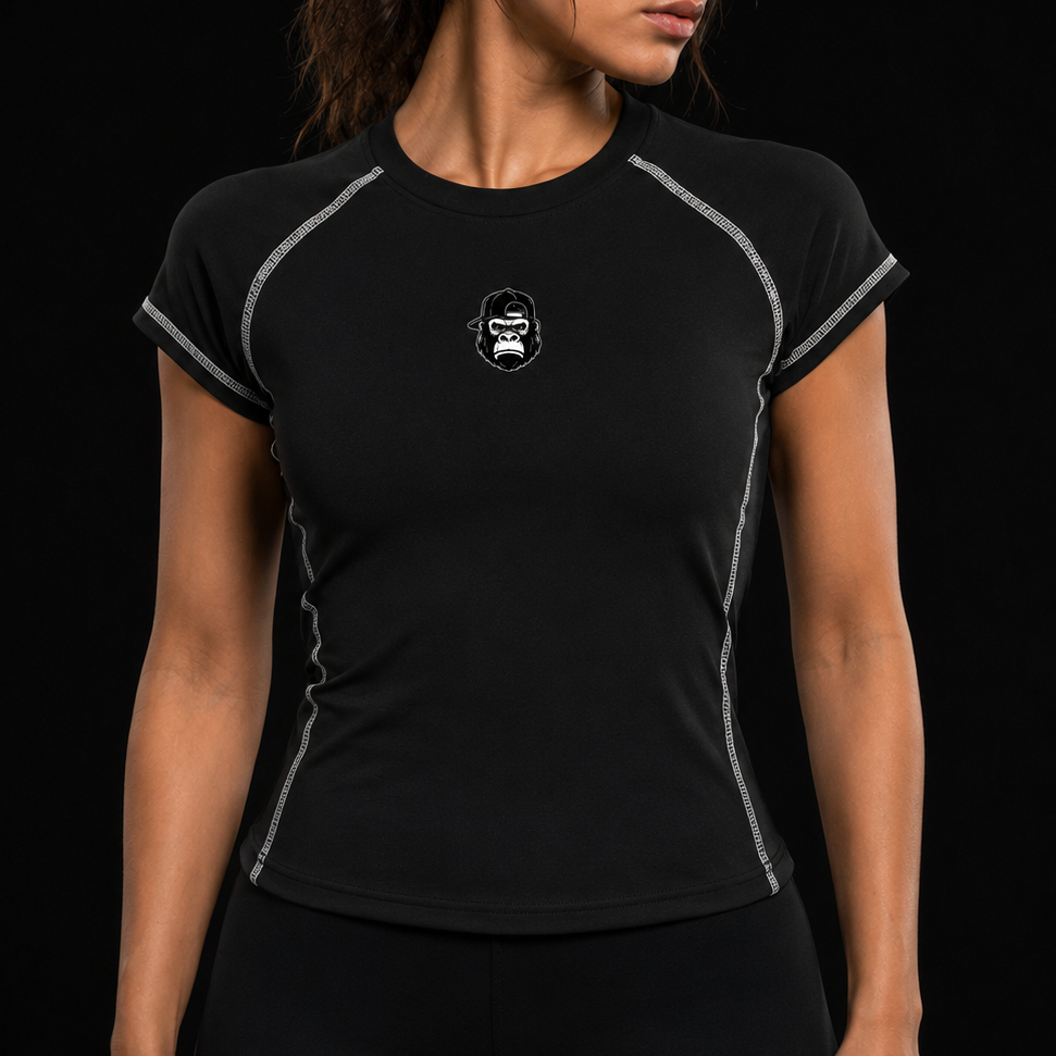 Women's Contrast Stitch Raglan T-Shirt