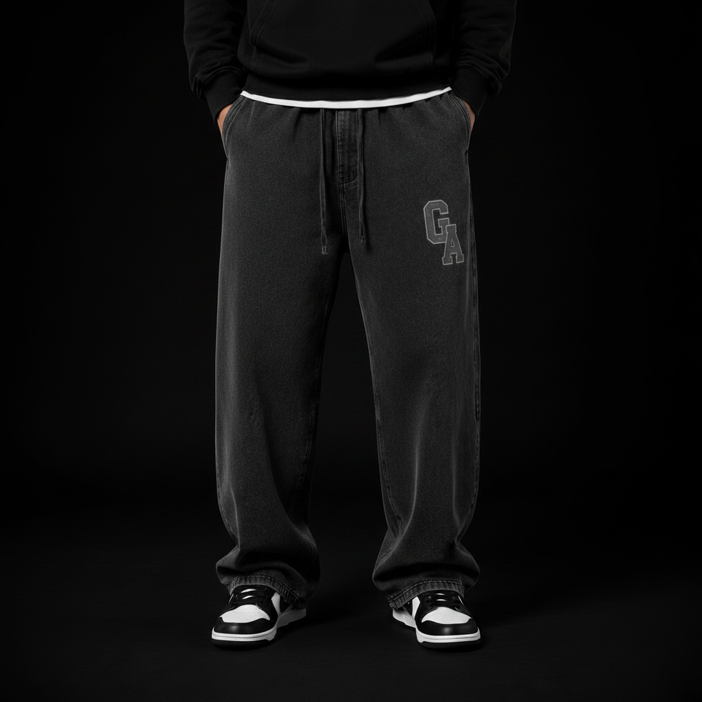 Unisex Vintage Wash Loose Sweatpants