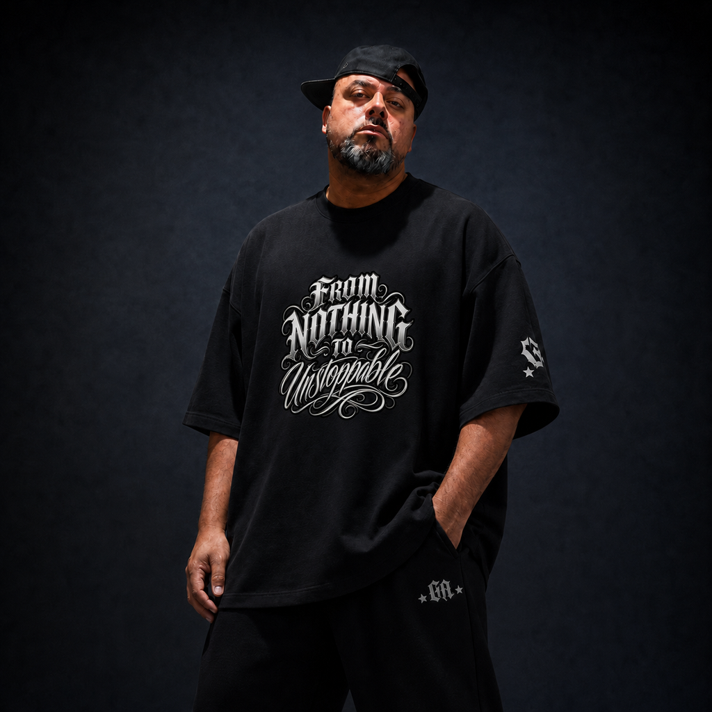 From Nothing to Unstoppable Oversized Tee