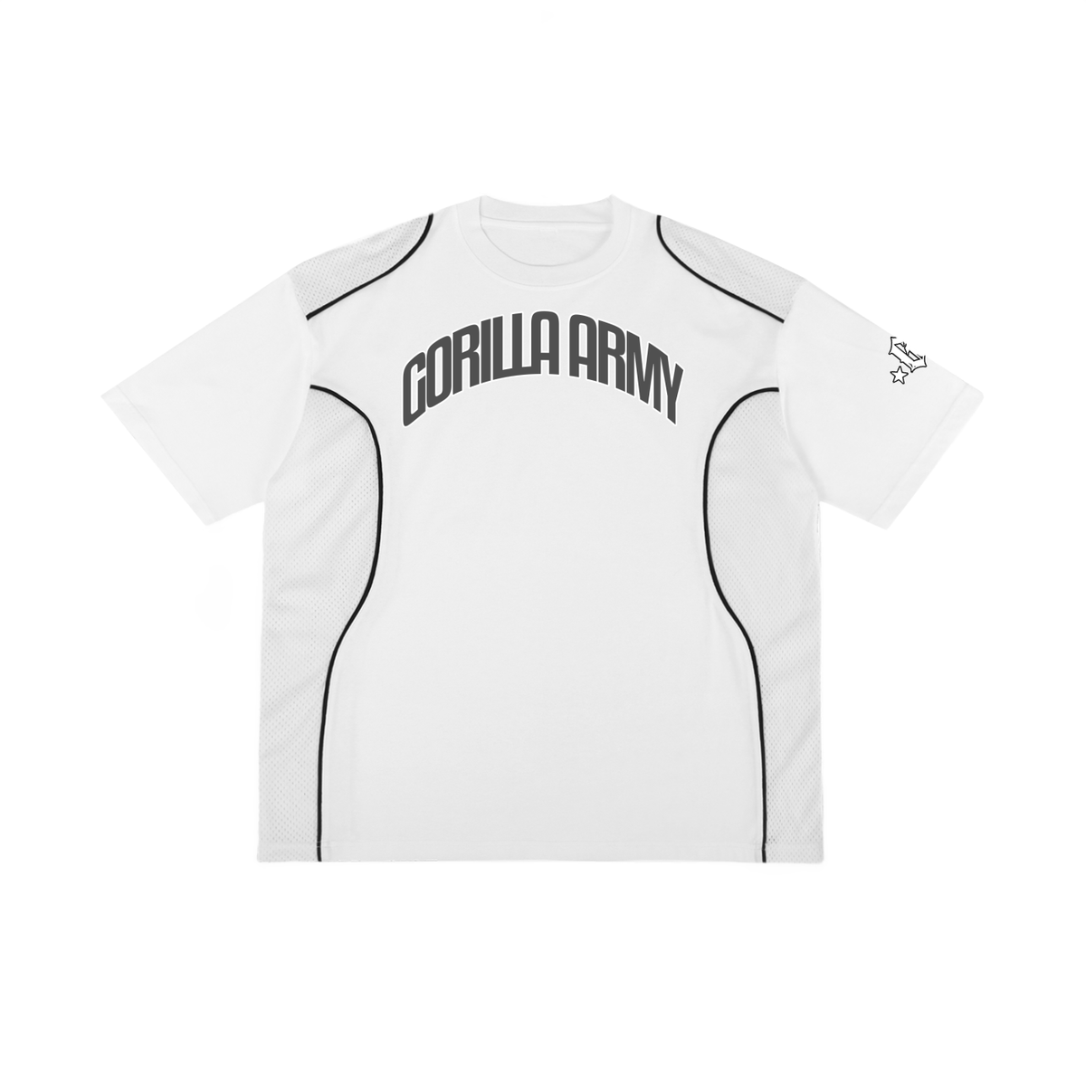 Contrast Piped Panel T-Shirt