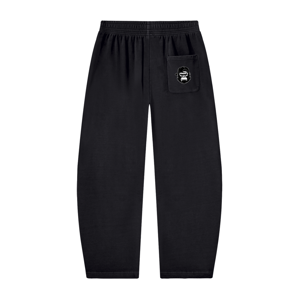 Vintage Washed Barrel Leg Sweatpants