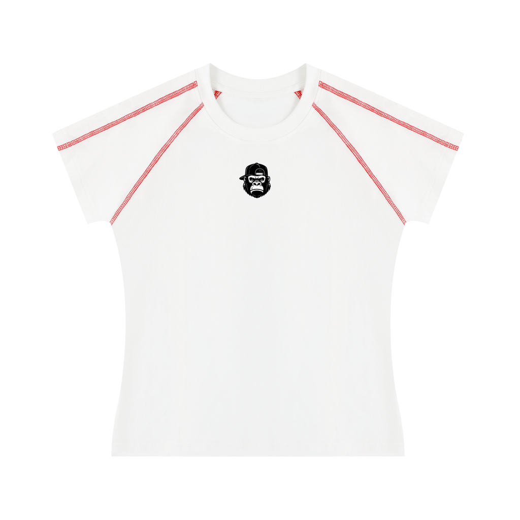 Women's Contrast Stitch Raglan T-Shirt